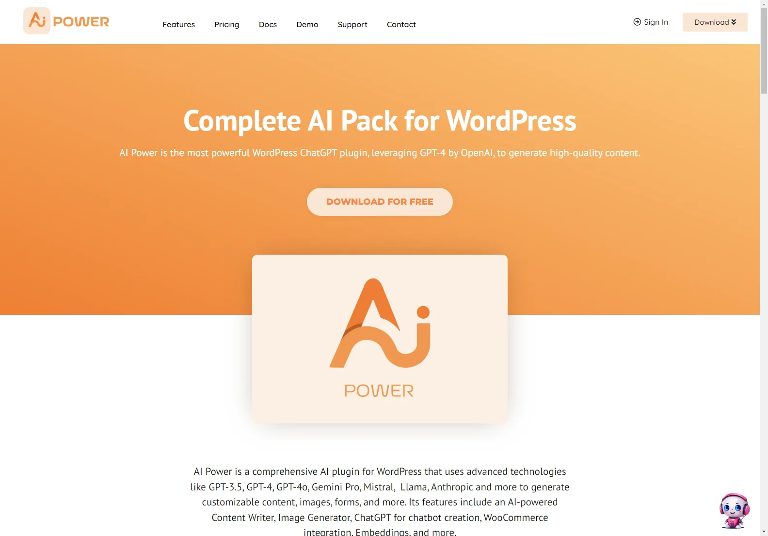 AI Power: Complete AI Pack for WordPress - Unleash Your Creativity