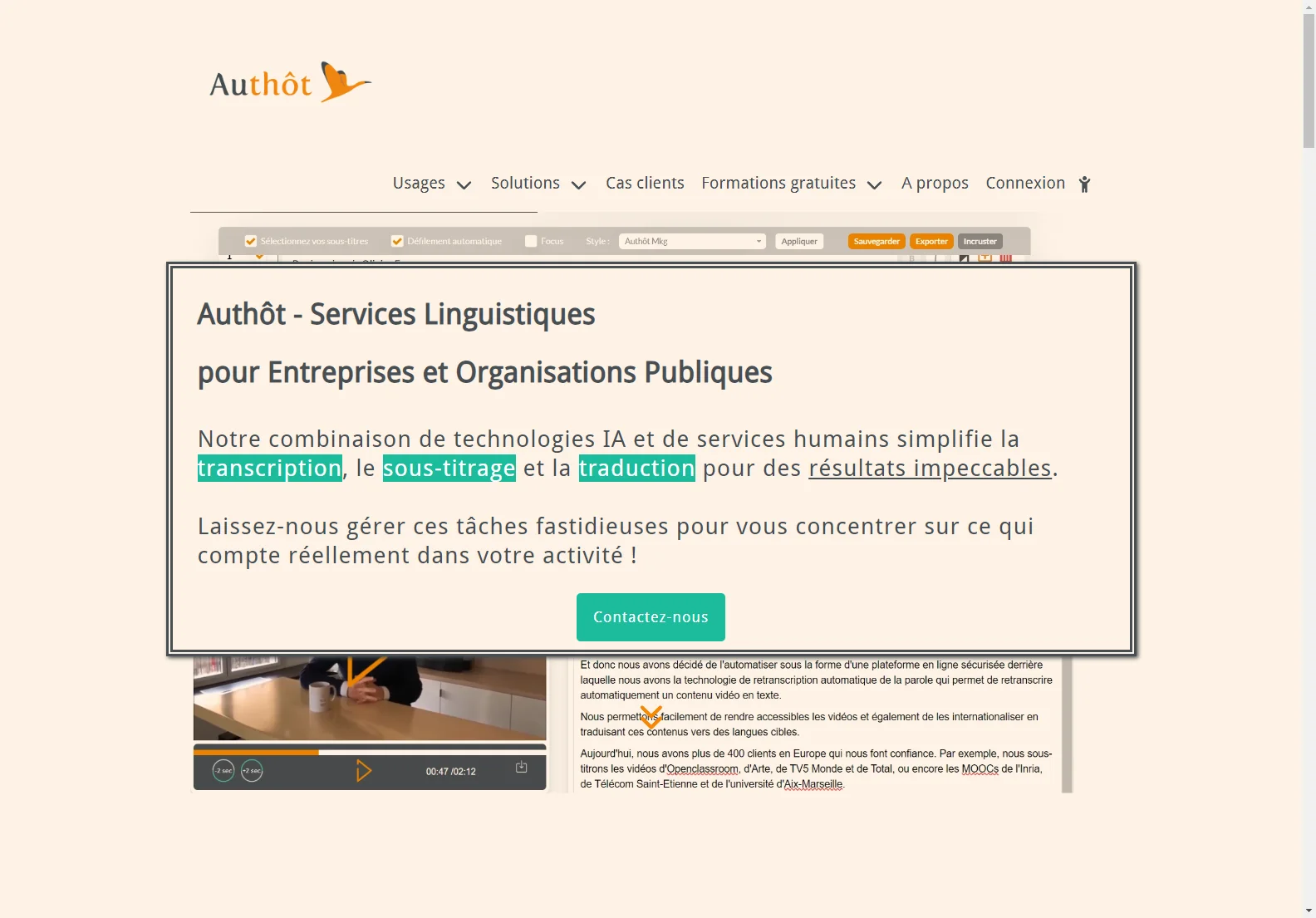 Authôt: Streamlining Language Services for Success