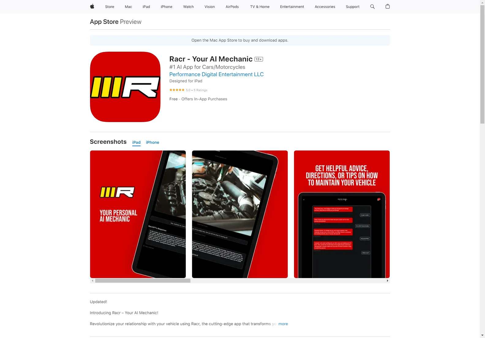 「Racr - あなたのAIメカニック」 - 車のケアを革新するアプリ