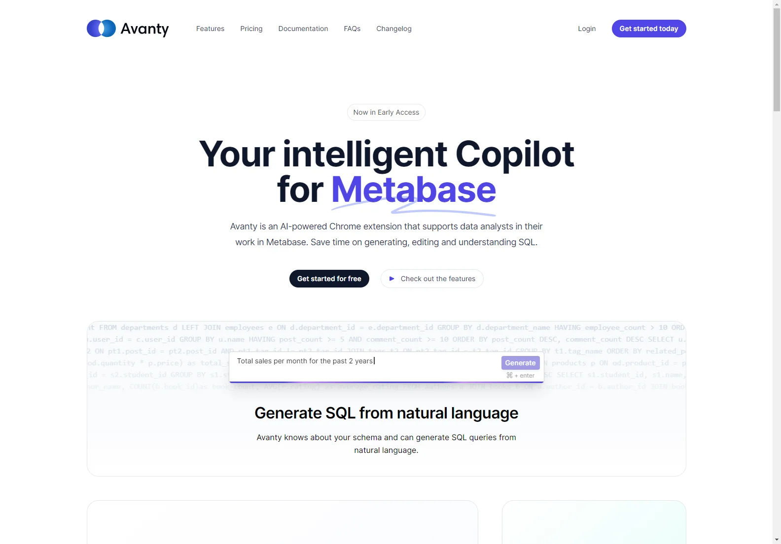 Avanty: Empowering Data Analysts in Metabase with AI