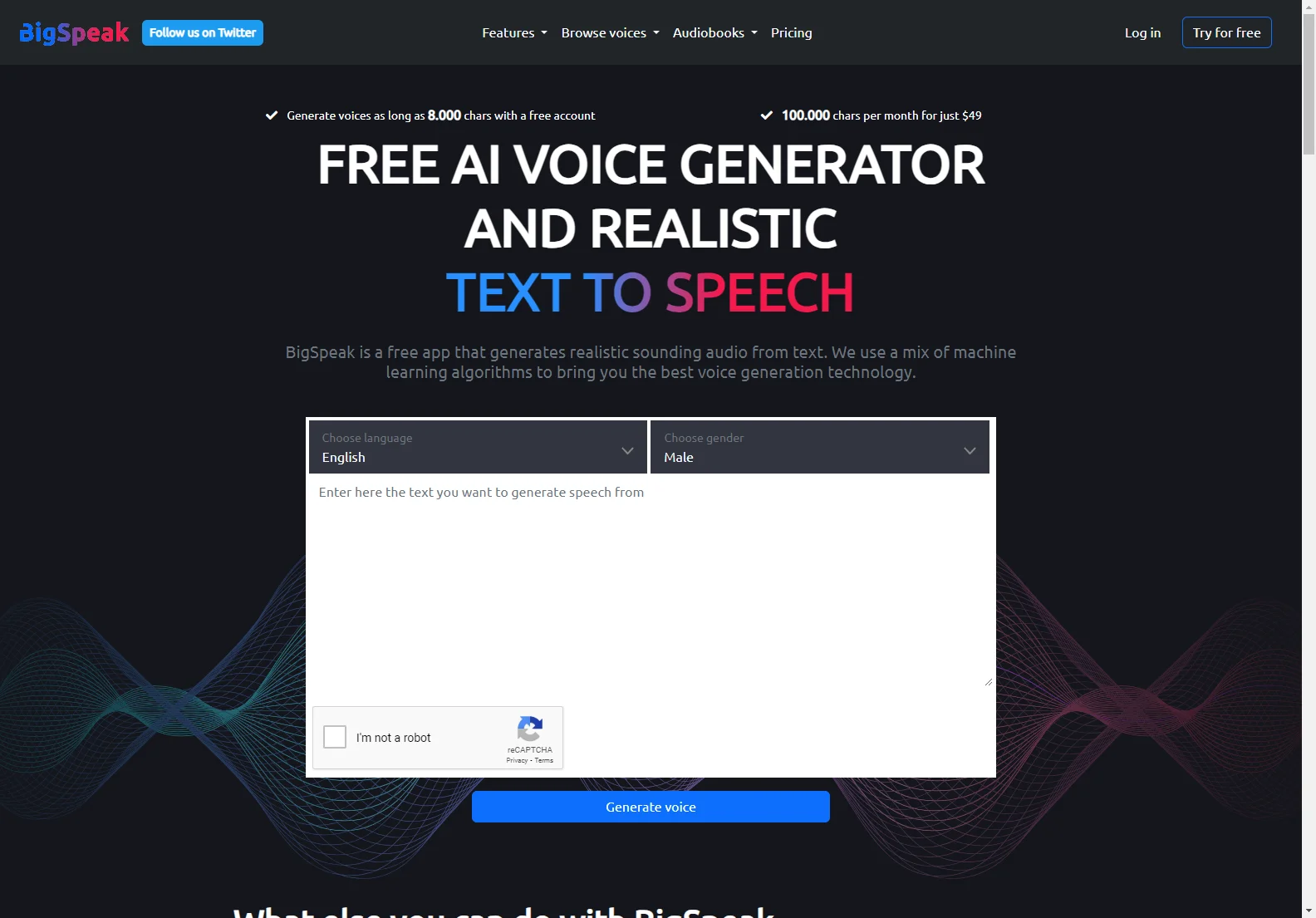 BigSpeak: AI-Powered Text-to-Speech & More Software