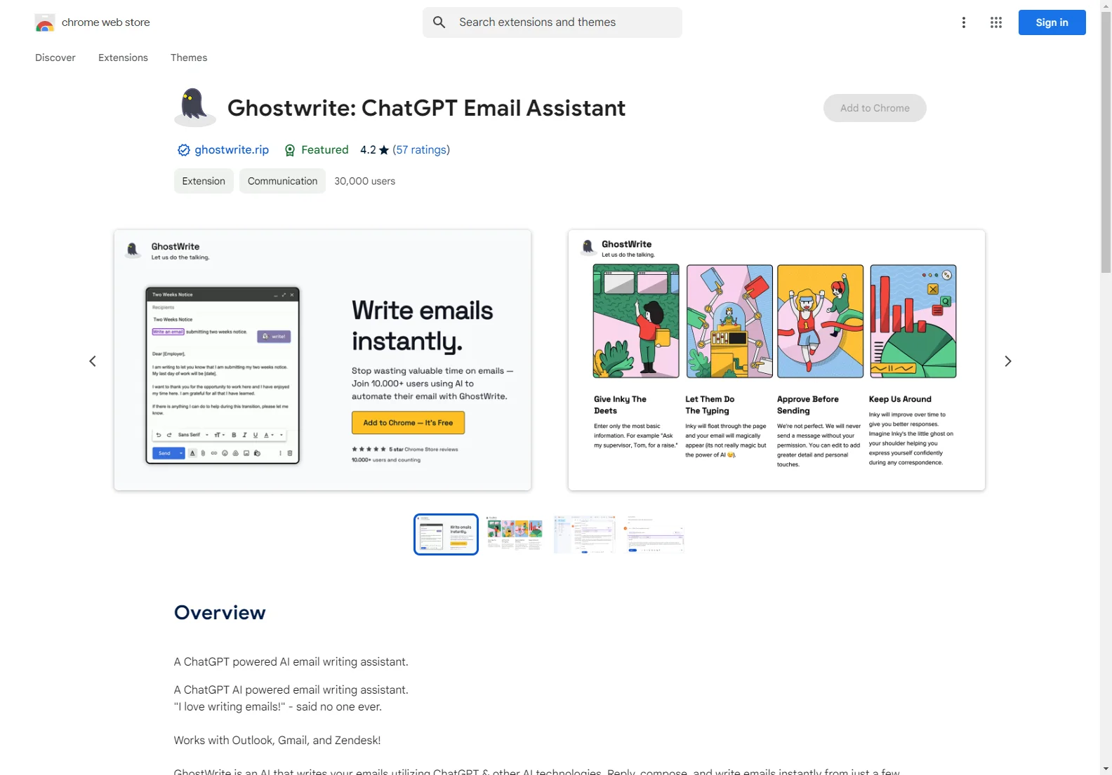 Streamline Your Email Writing with Ghostwrite: ChatGPT Email Assistant