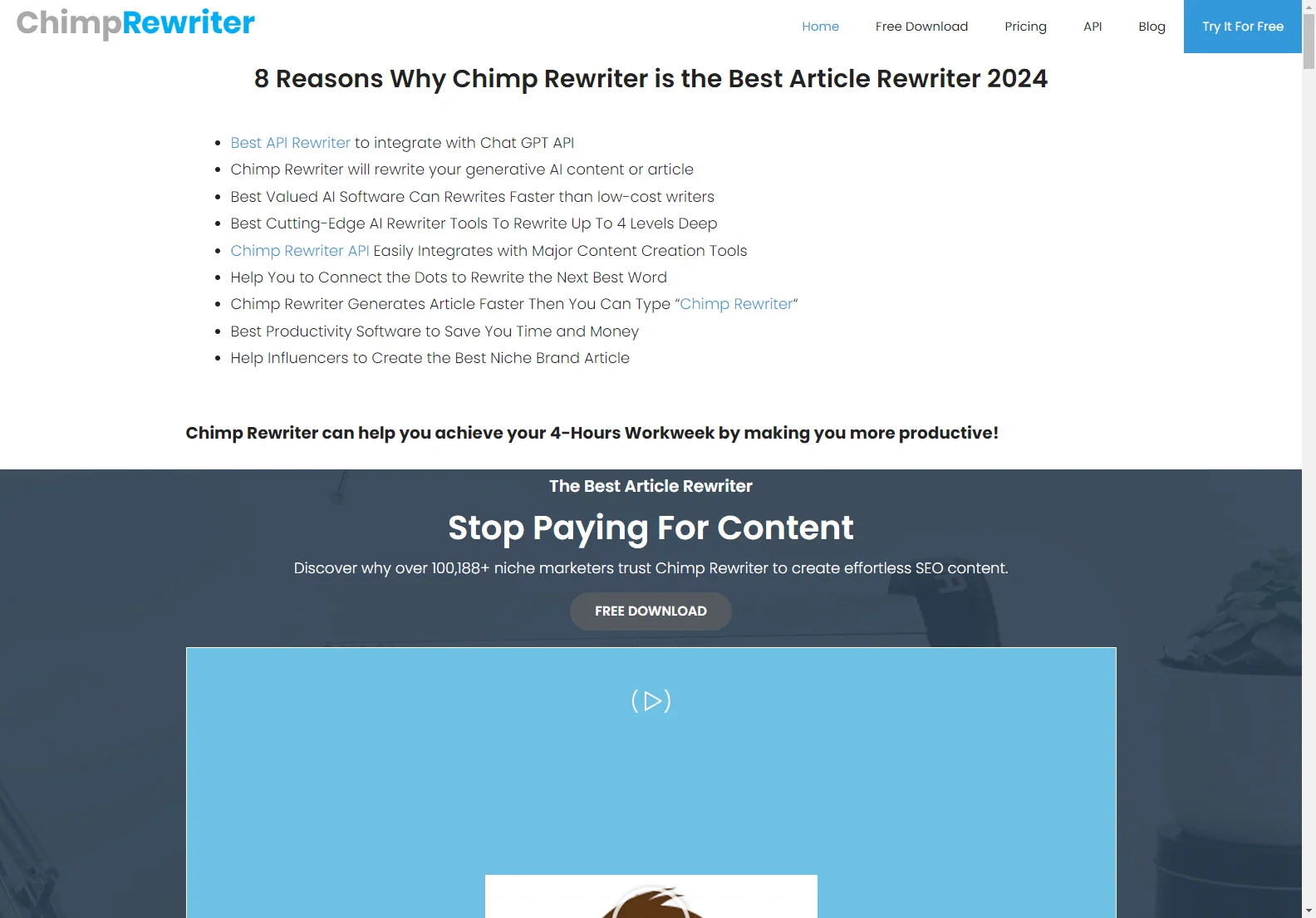 Chimp Rewriter: The Ultimate Article Rewriter for 2023