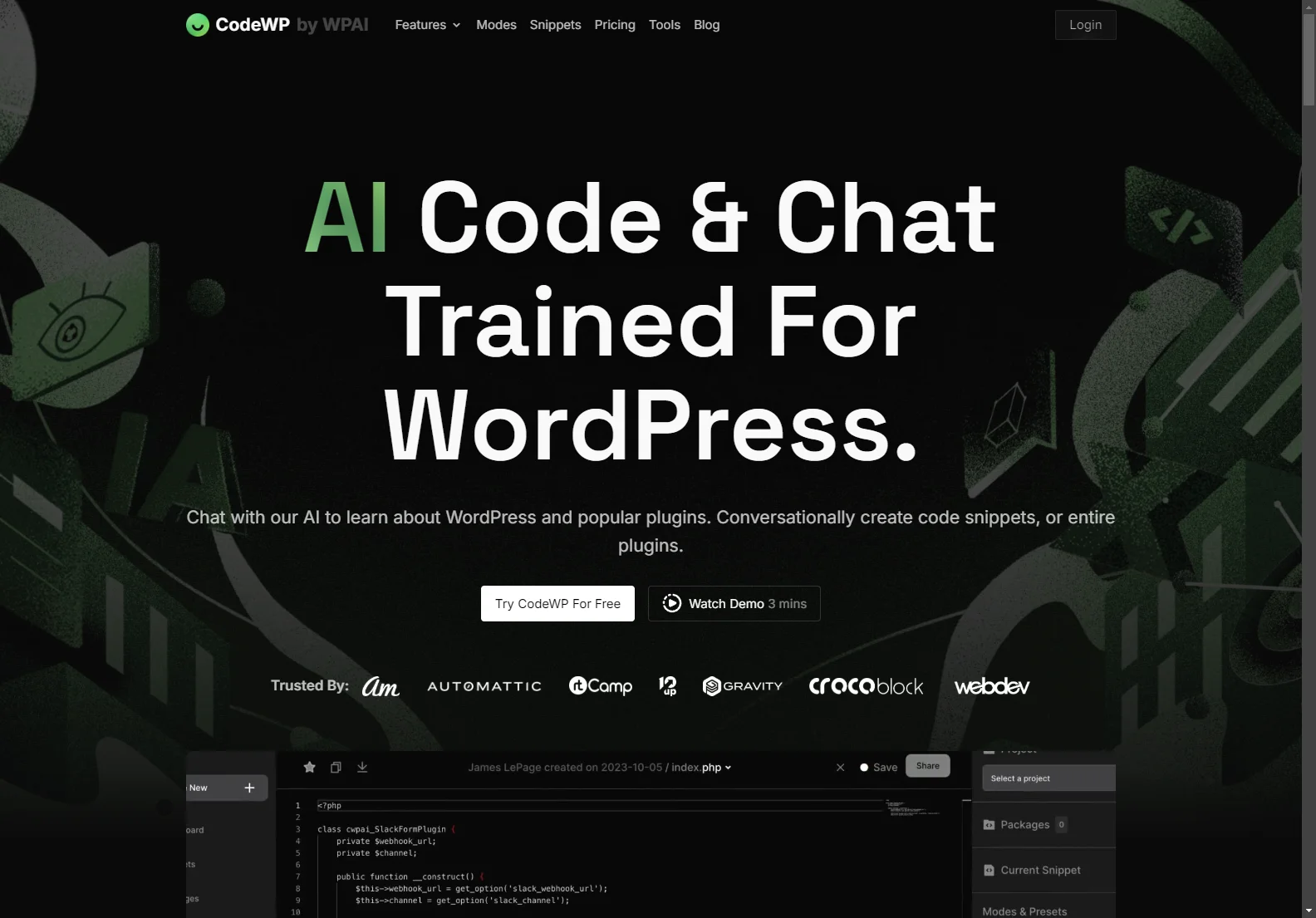 CodeWP: The AI-Powered WordPress Coding Assistant for Effortless Creation