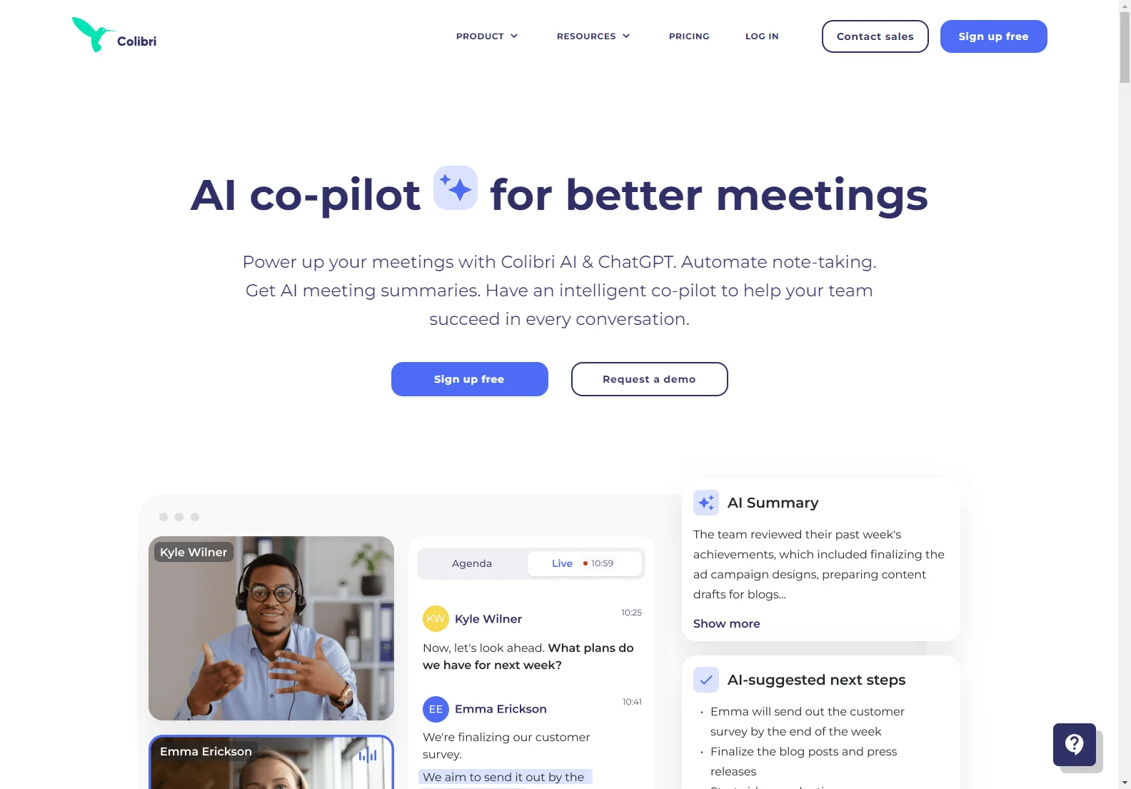 Colibri.ai: AI-Powered Meeting Notes and Conversation Intelligence for Success