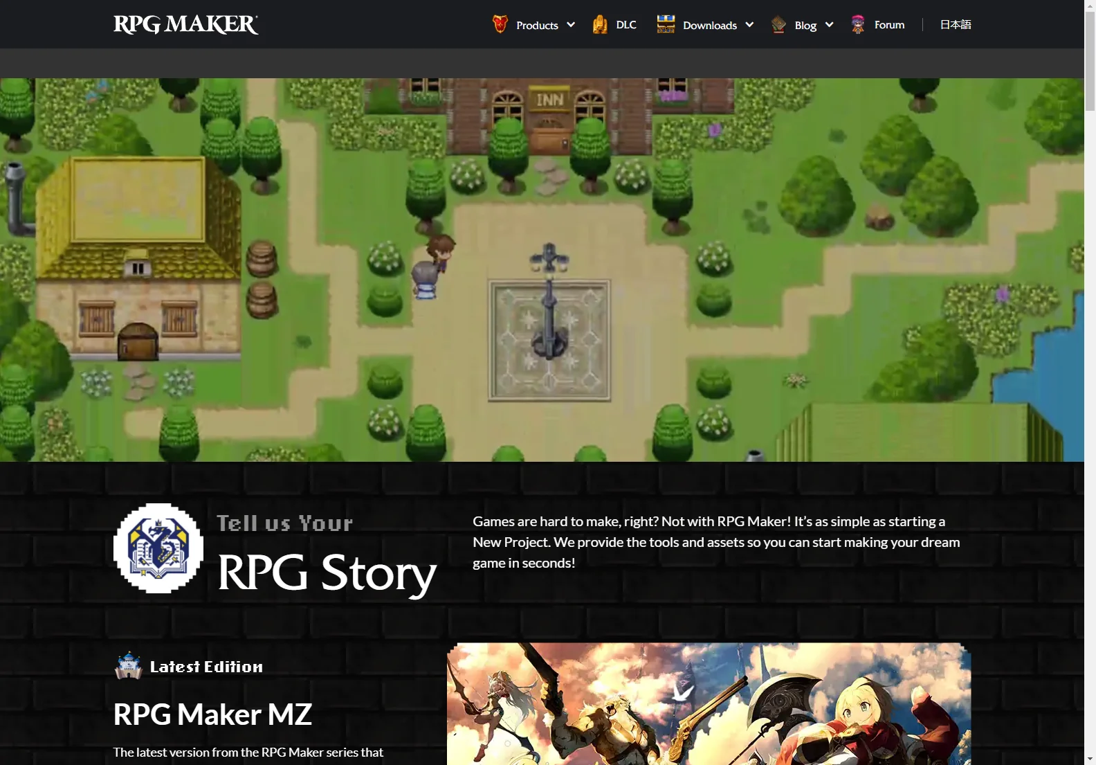 Create RPGs Easily with RPG Maker