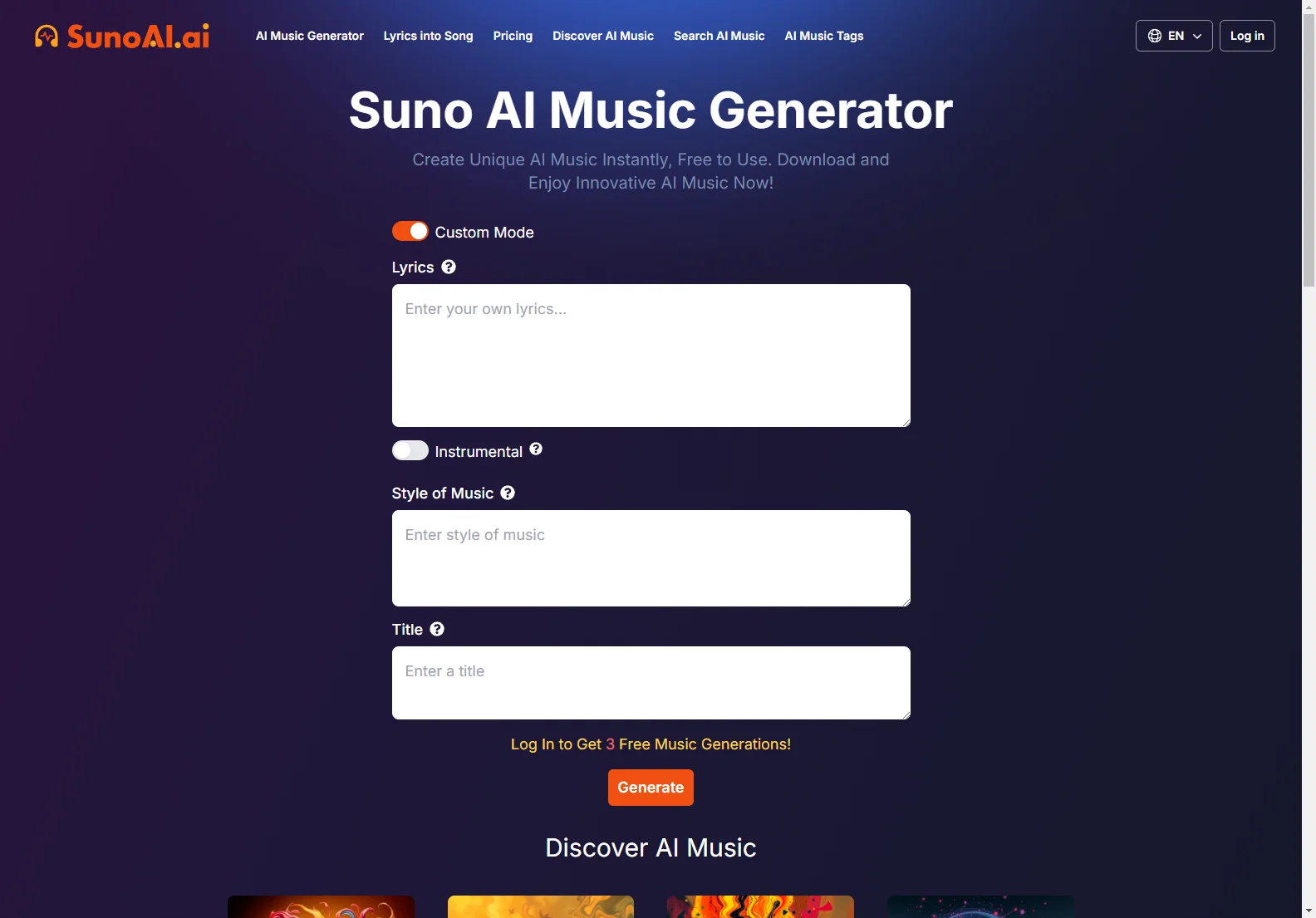 SunoAI: Unleashing Free AI Music Generation