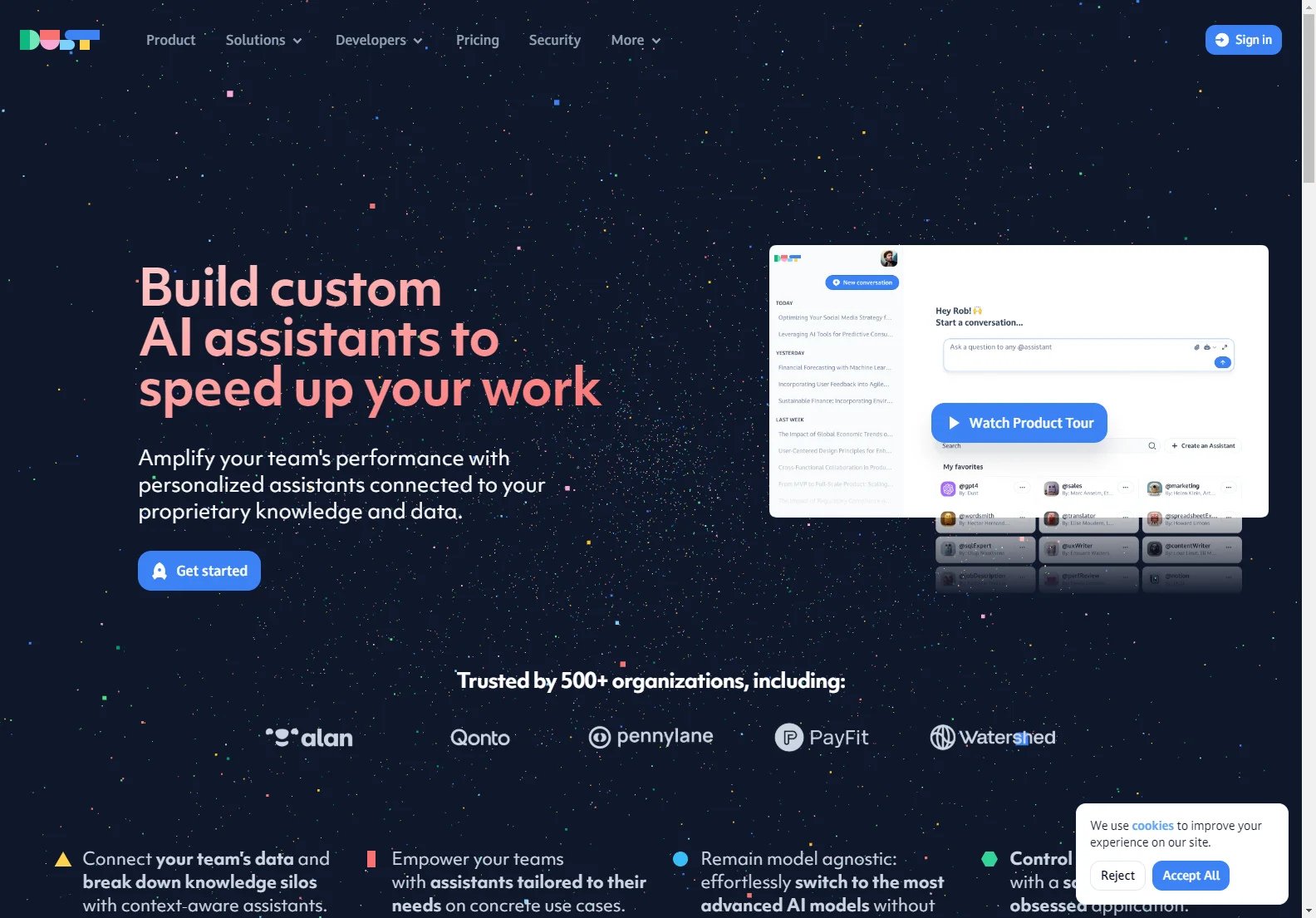 Dust: Speeding Up Work with Custom AI Assistants