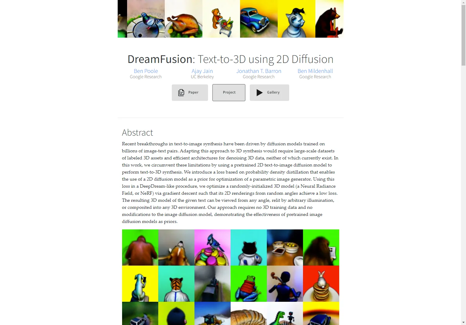 DreamFusion: Transform Text into Stunning 3D