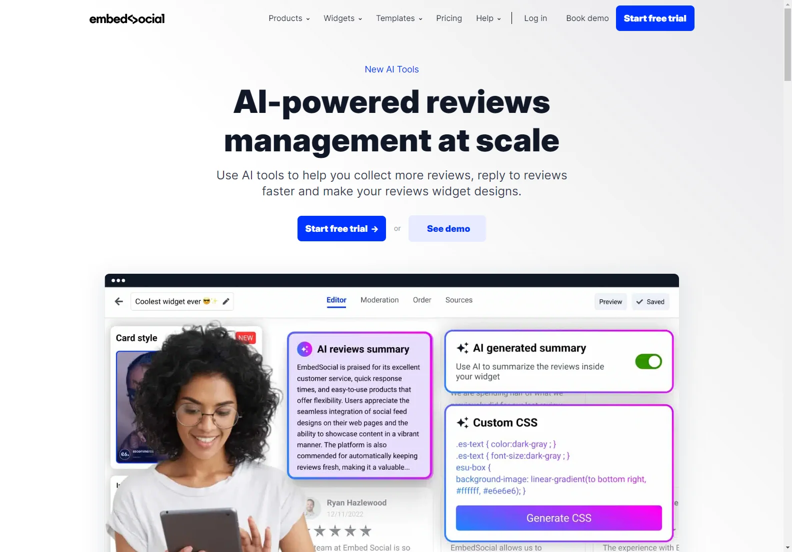 AI Reviews by EmbedSocial: Streamline Your Review Management