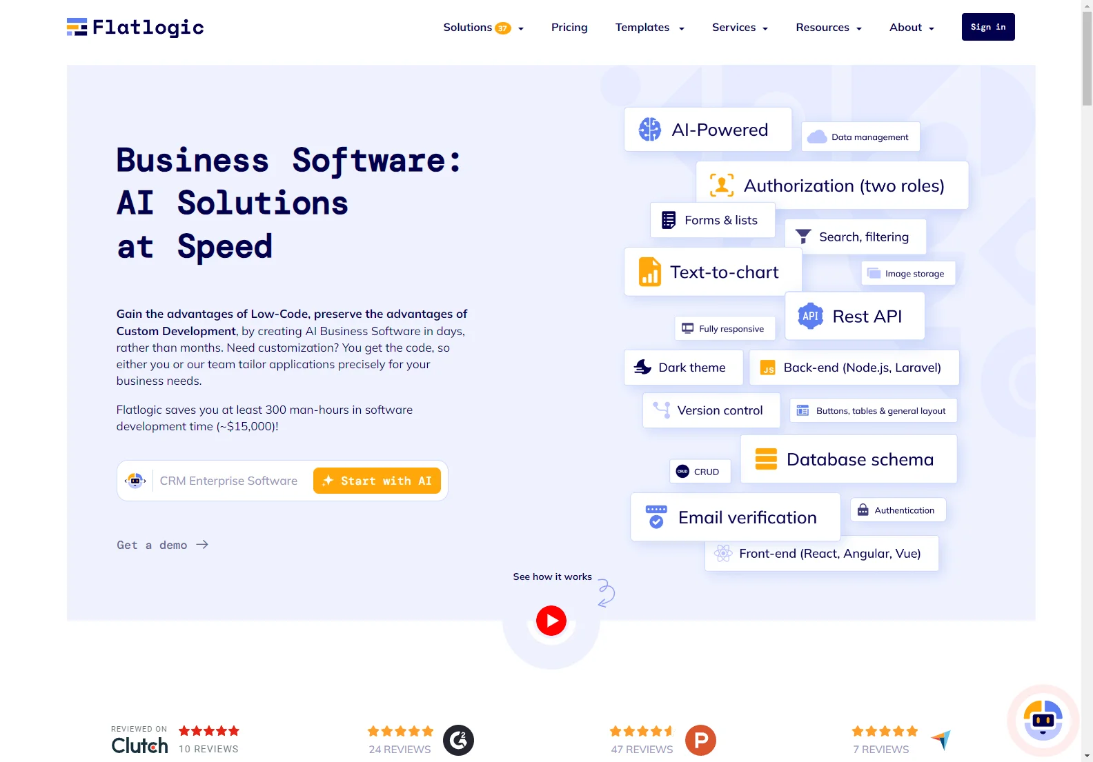 Flatlogic: AI-Powered Business Software Creation for Swift and Cost-Effective Solutions