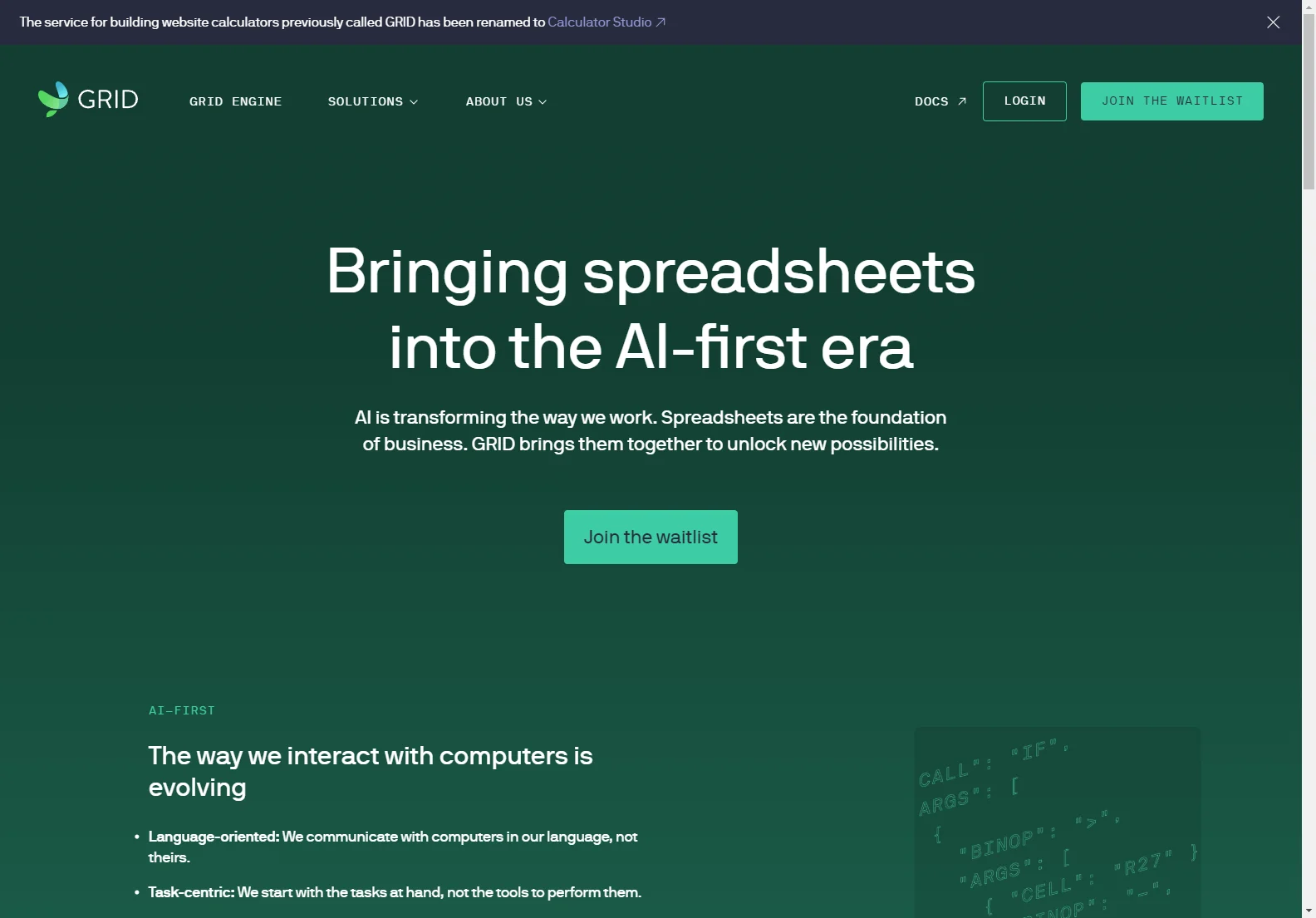 GRID: Unleashing the Potential of Spreadsheets with AI