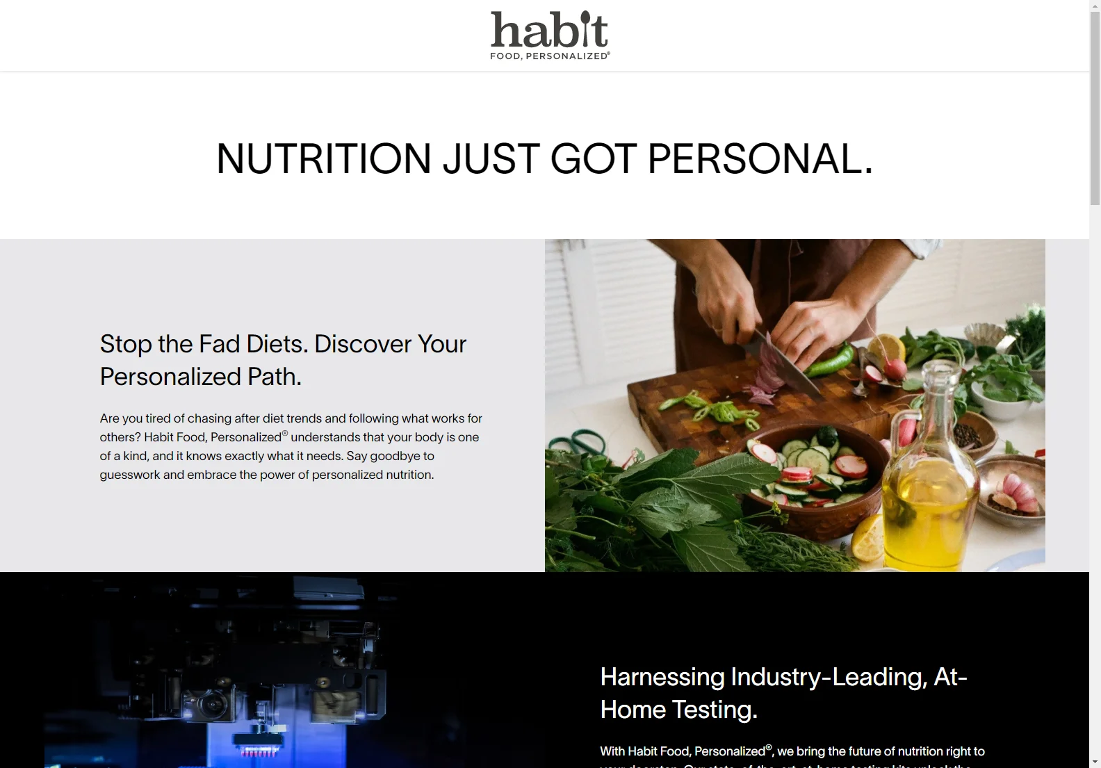 Habit Food Personalized®: Tailored Nutrition for Optimal Health