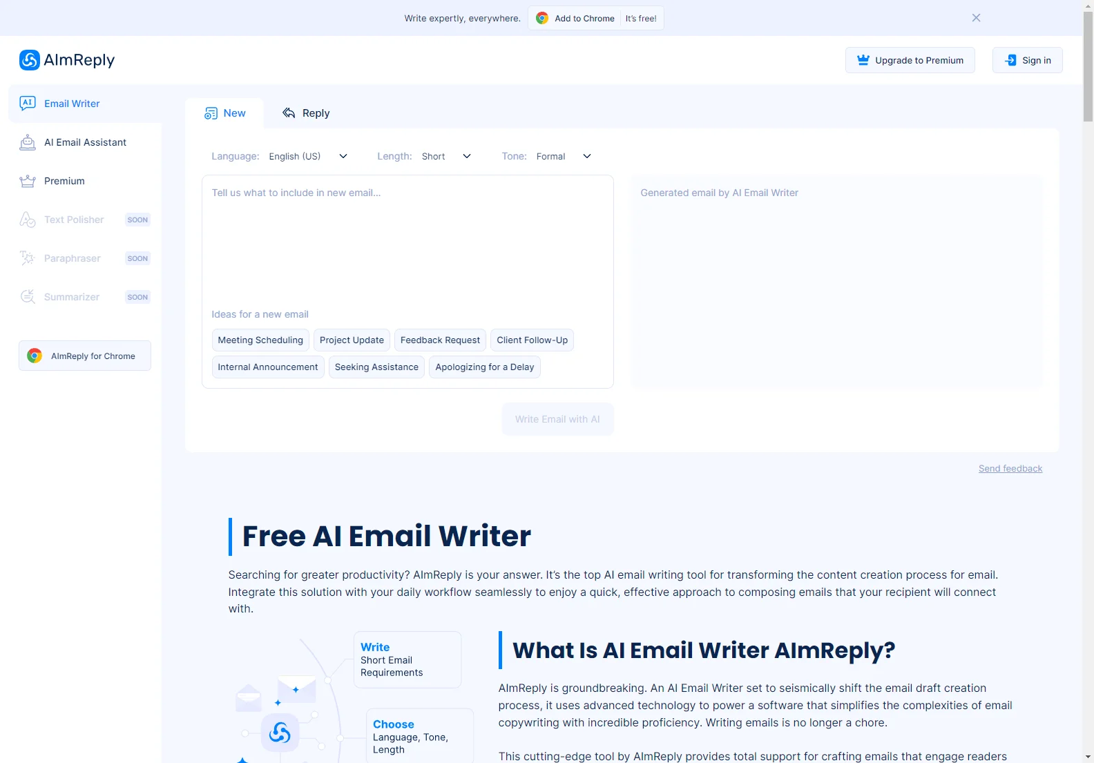 Revolutionize Email Writing with Free AI - AImReply