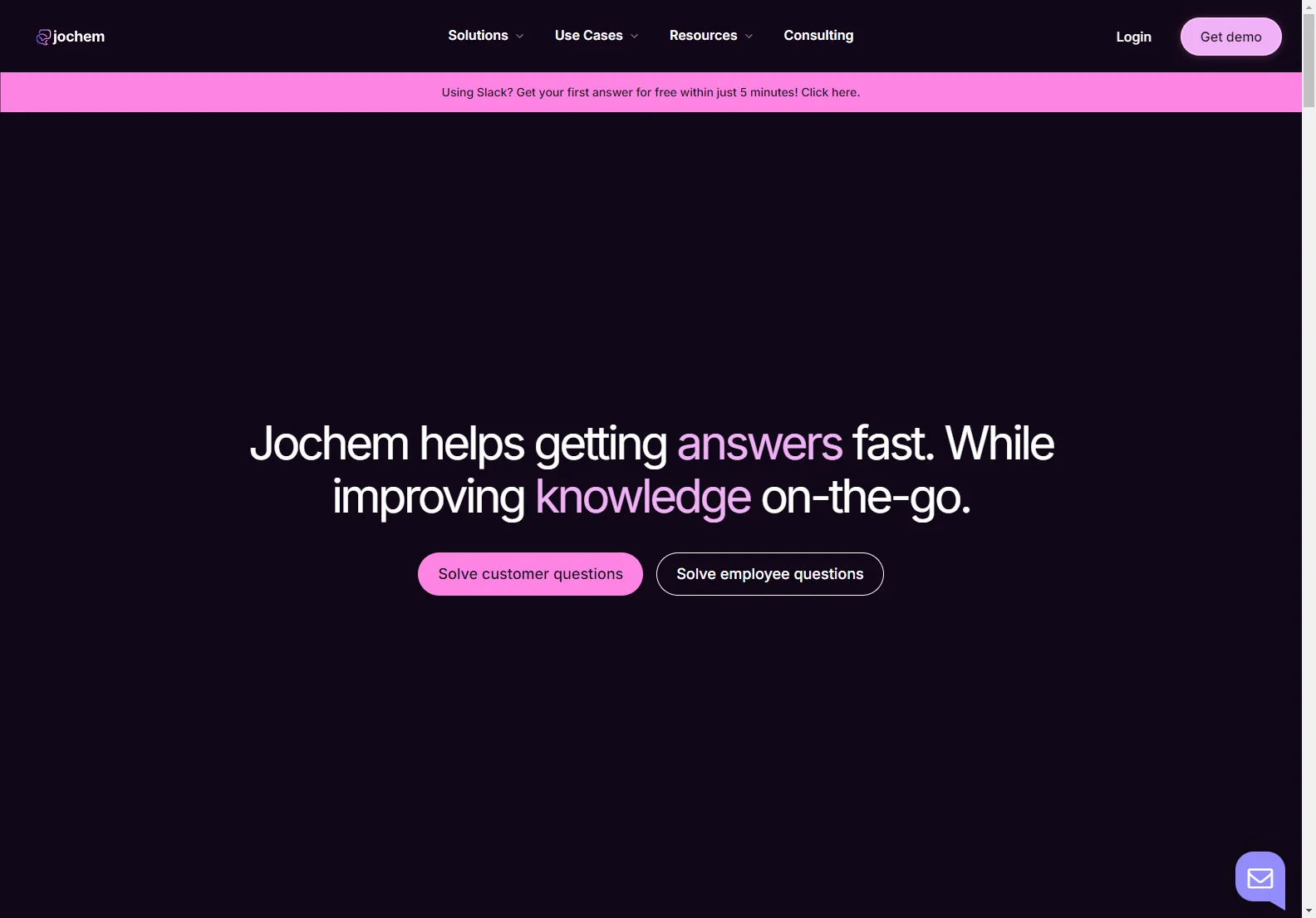 Jochem - Quick Accurate Answers & Enhanced Knowledge