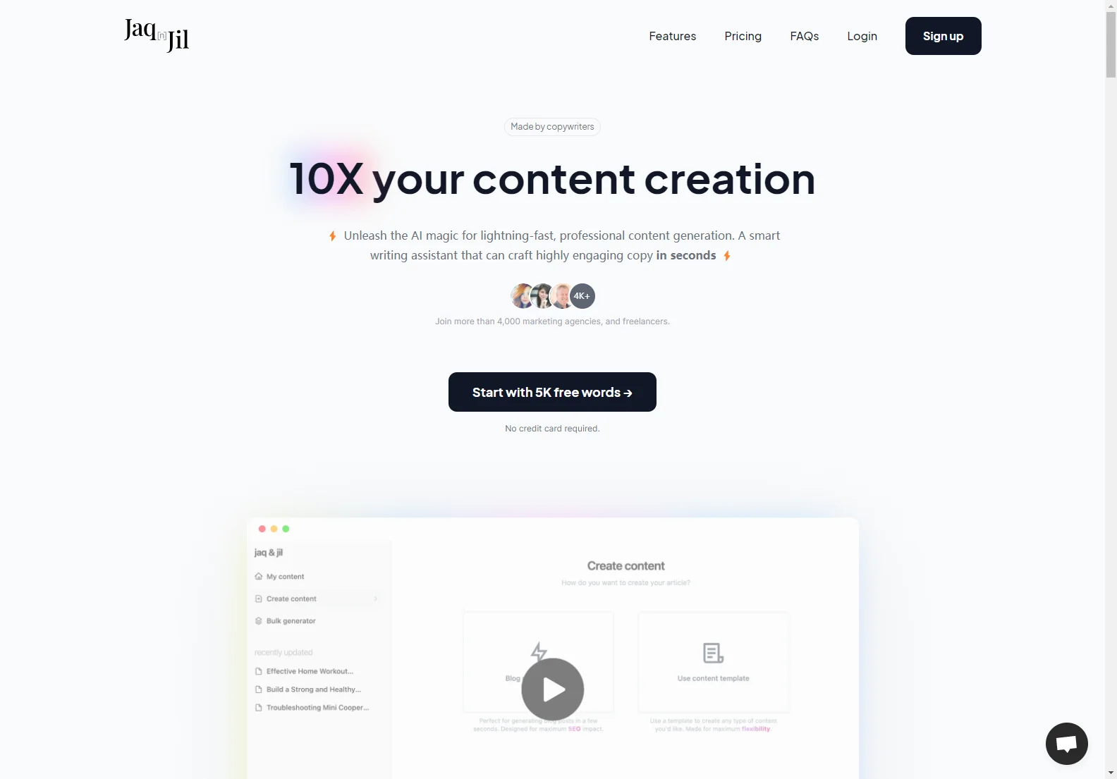 Jaq & Jil: Your Ultimate AI Writing Assistant for High-Quality Content Creation