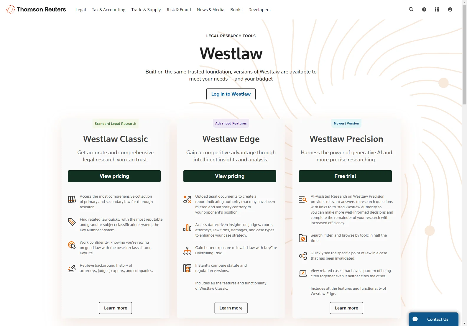 Westlaw: Empowering Legal Research with AI Insights