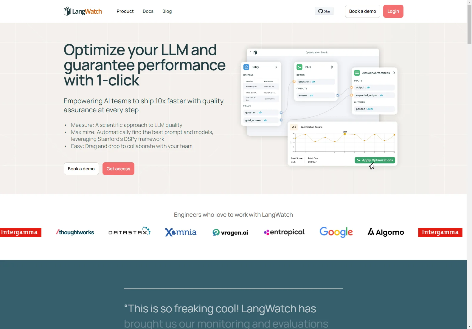 LangWatch - Boost LLM Performance with Ease