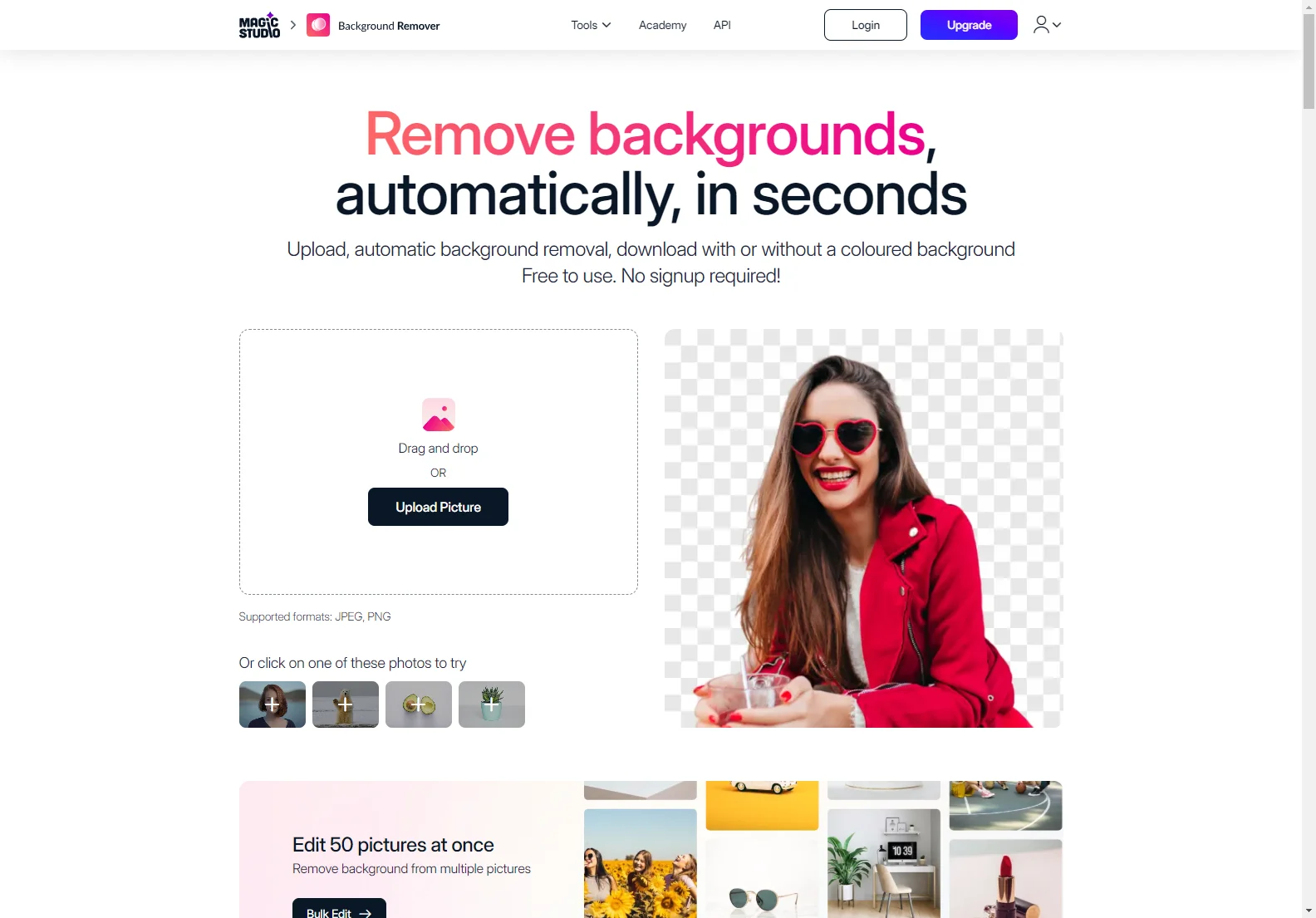 Remove Backgrounds Instantly with Magic Studio's Background Remover