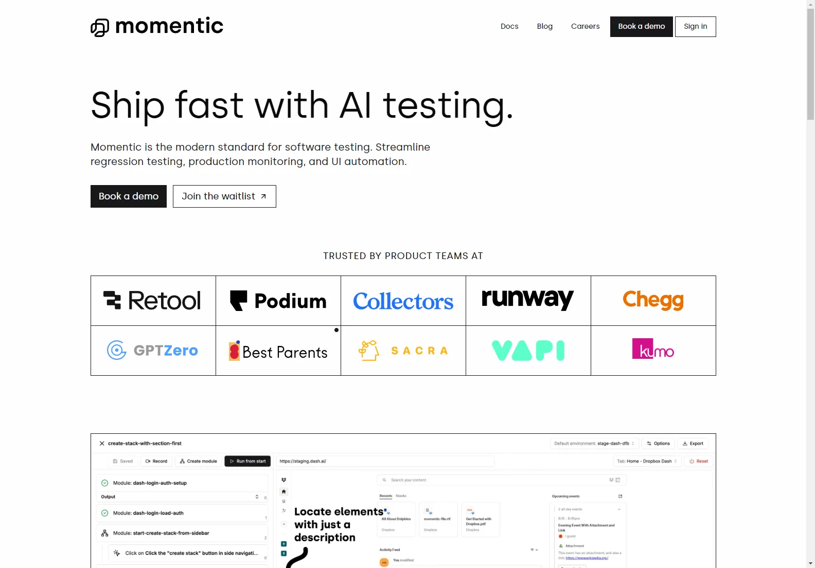 Momentic: AI Testing Tool for Accelerated Team Productivity