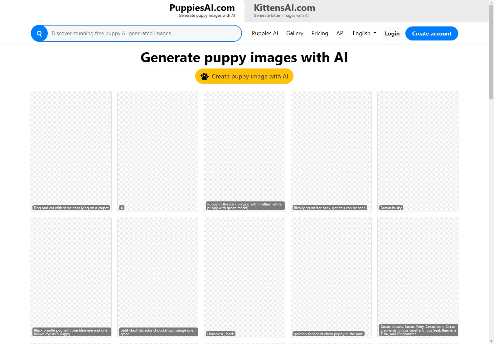 Generate Stunning Puppy Images with AI - PuppiesAI.com