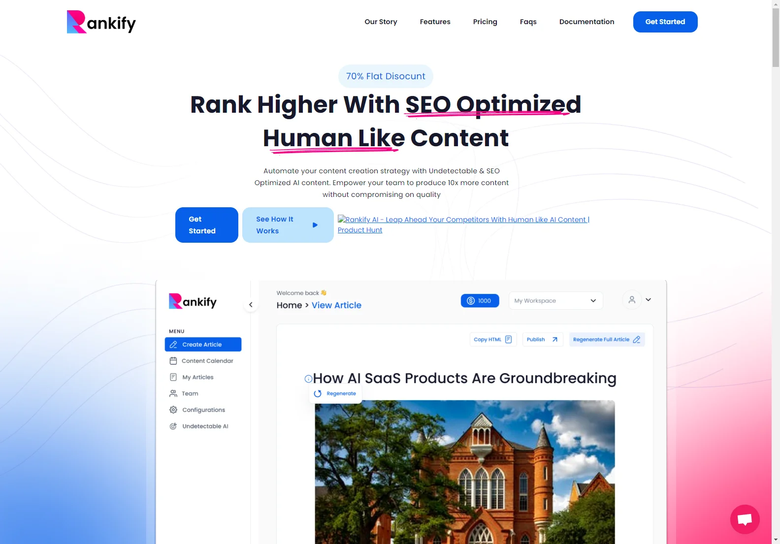 Rankify AI: Boost Your Rankings with SEO-Optimized Content