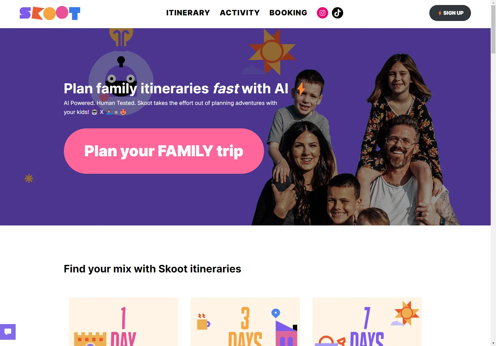 Skoot: Streamlining Family Travel with AI