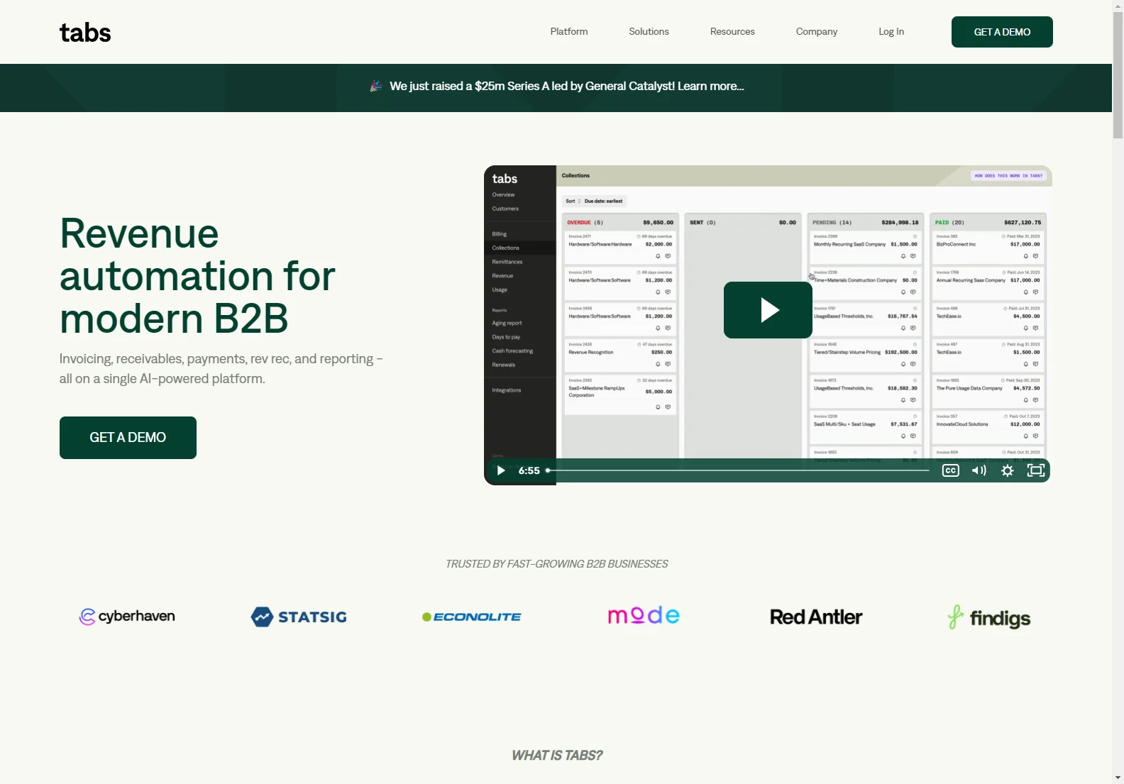 Tabs: Streamlining B2B Financial Processes with AI