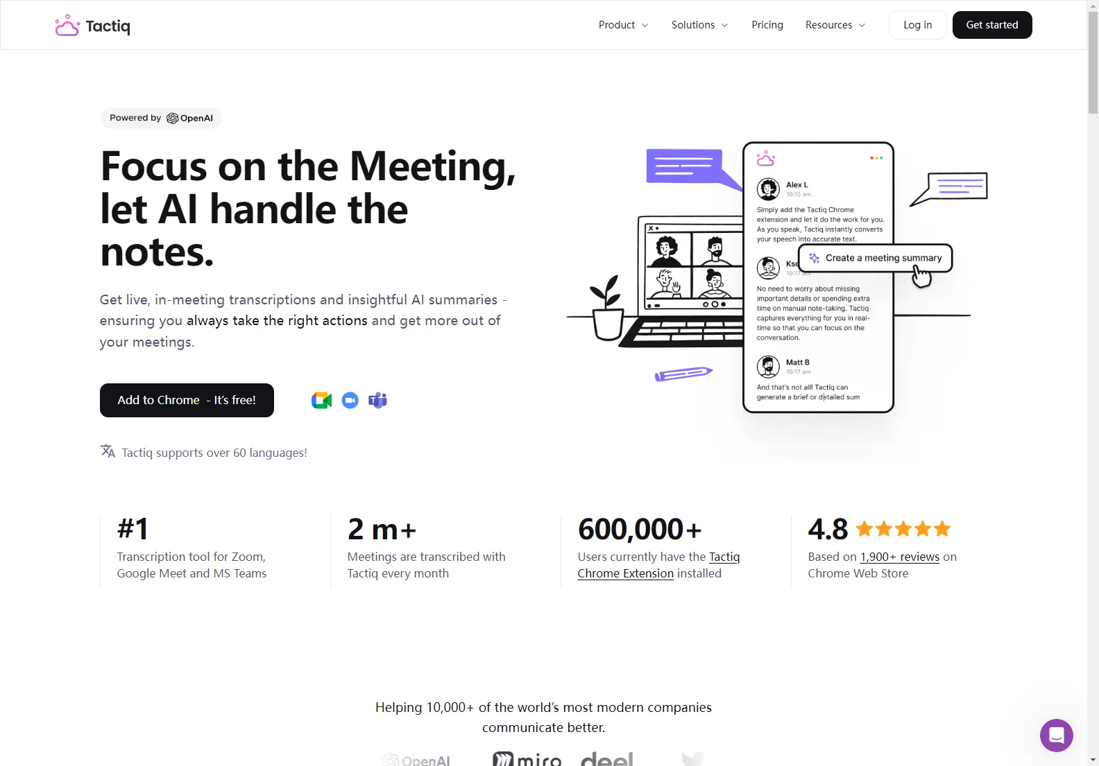 Tactiq: Transform Your Meetings with AI Transcripts