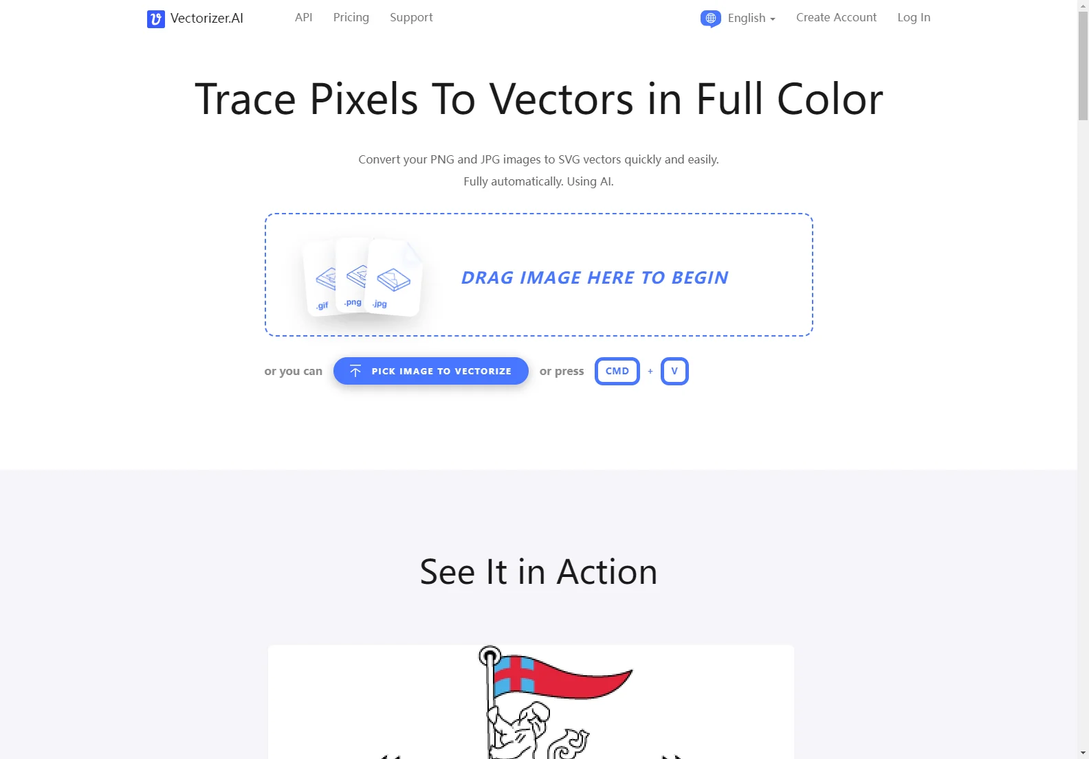 Efficient PNG & JPG to SVG Conversion with Vectorizer.AI