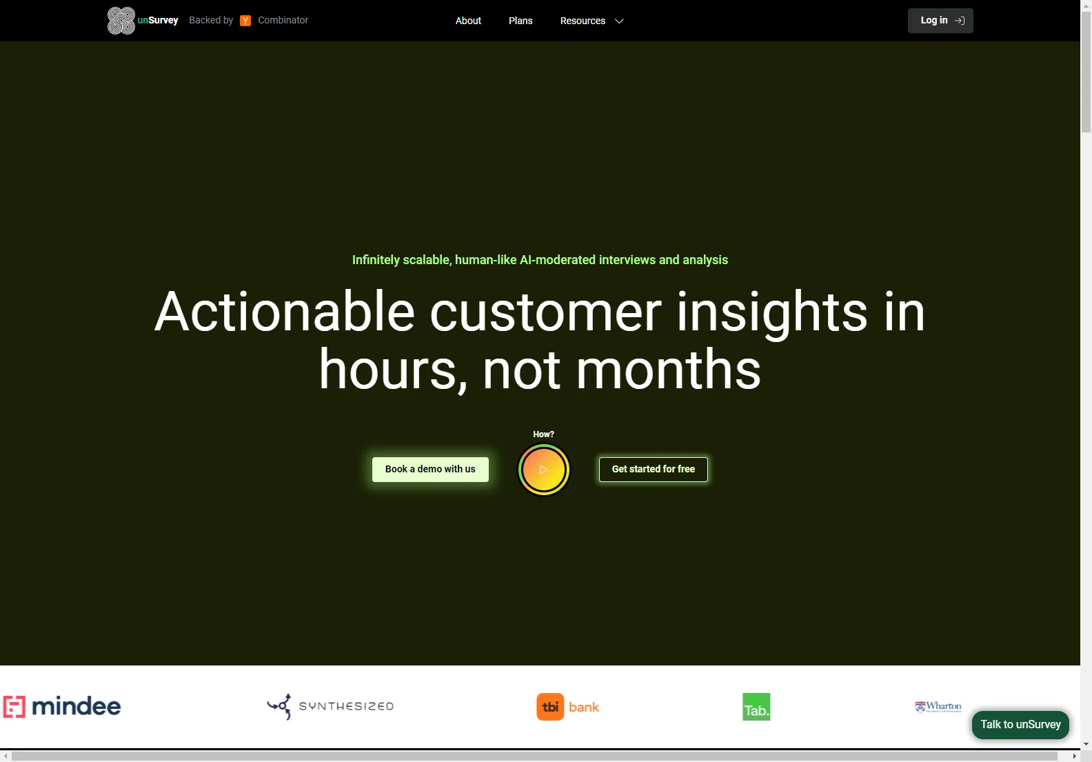 unSurvey: Swift Actionable Insights for Your Business