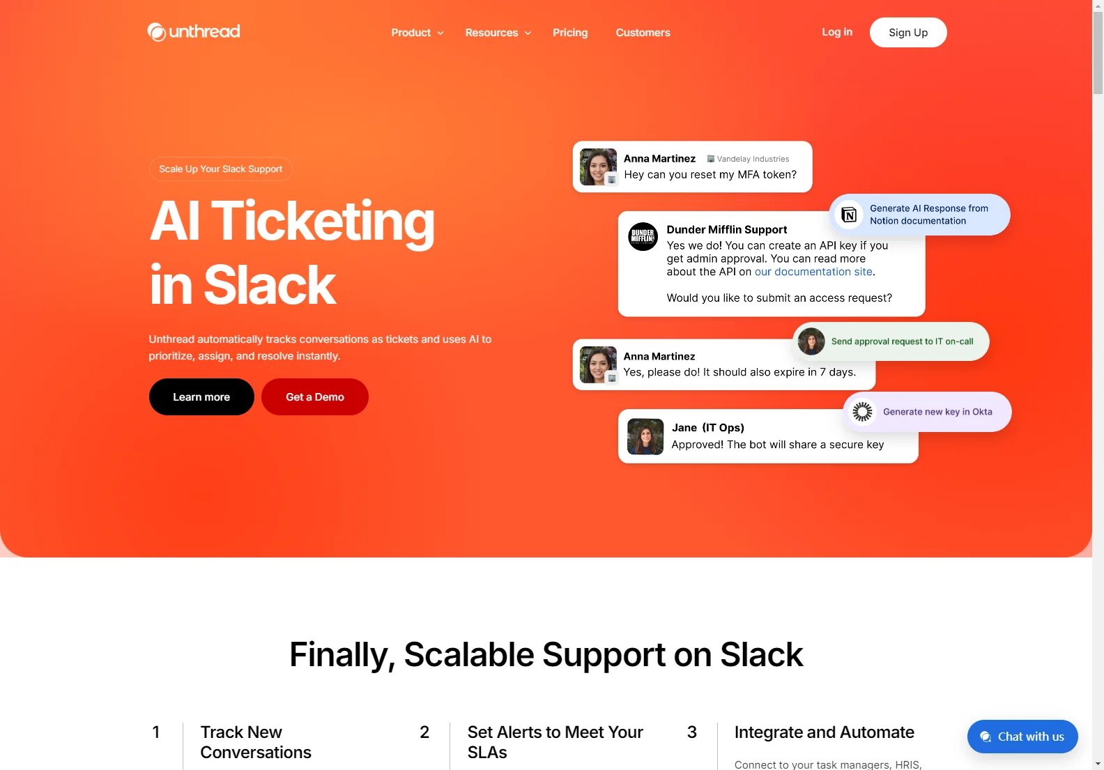 Unthread: Empowering Slack Support with AI