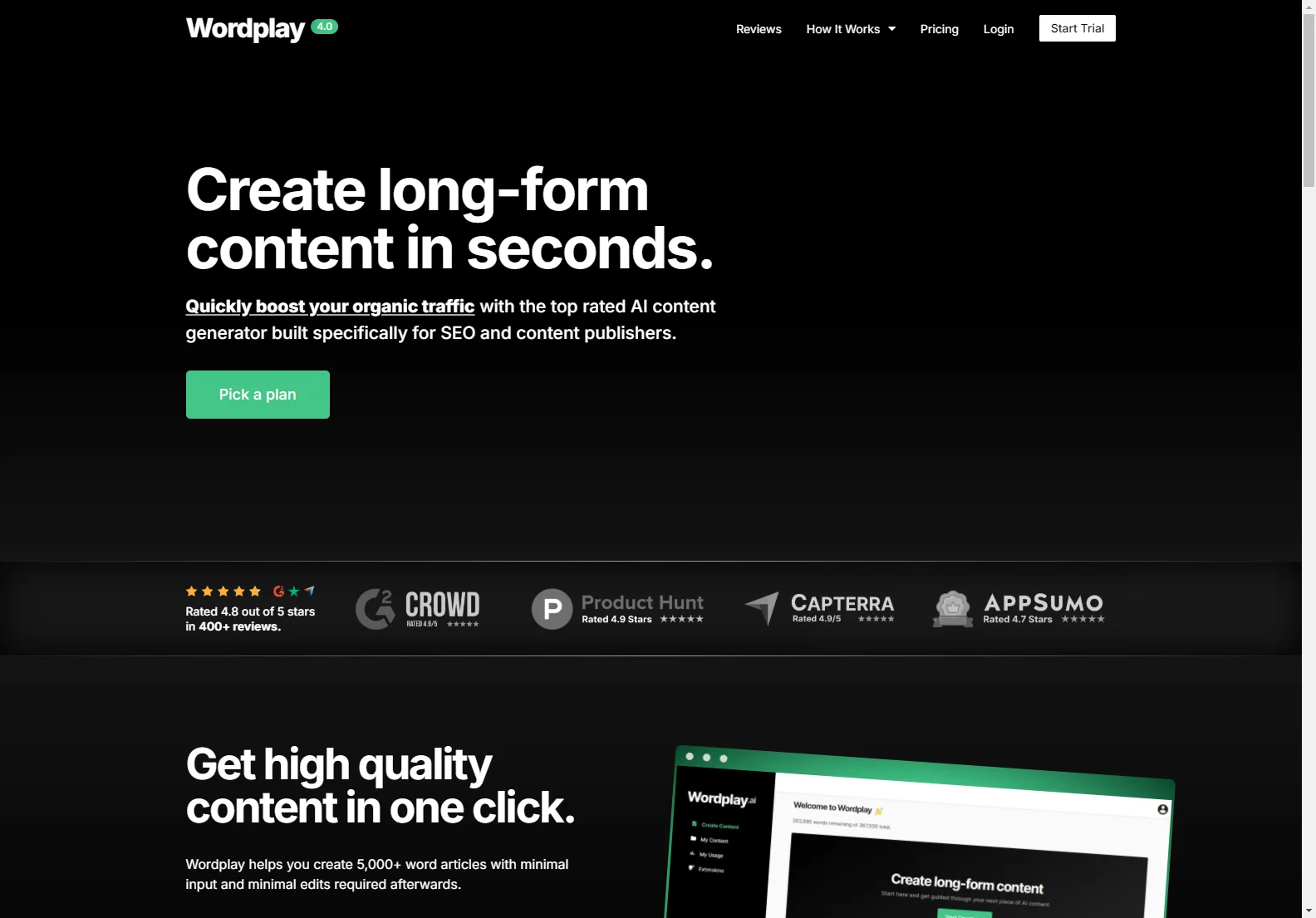 Wordplay.ai: The Fastest Way to Create Long-Form Content