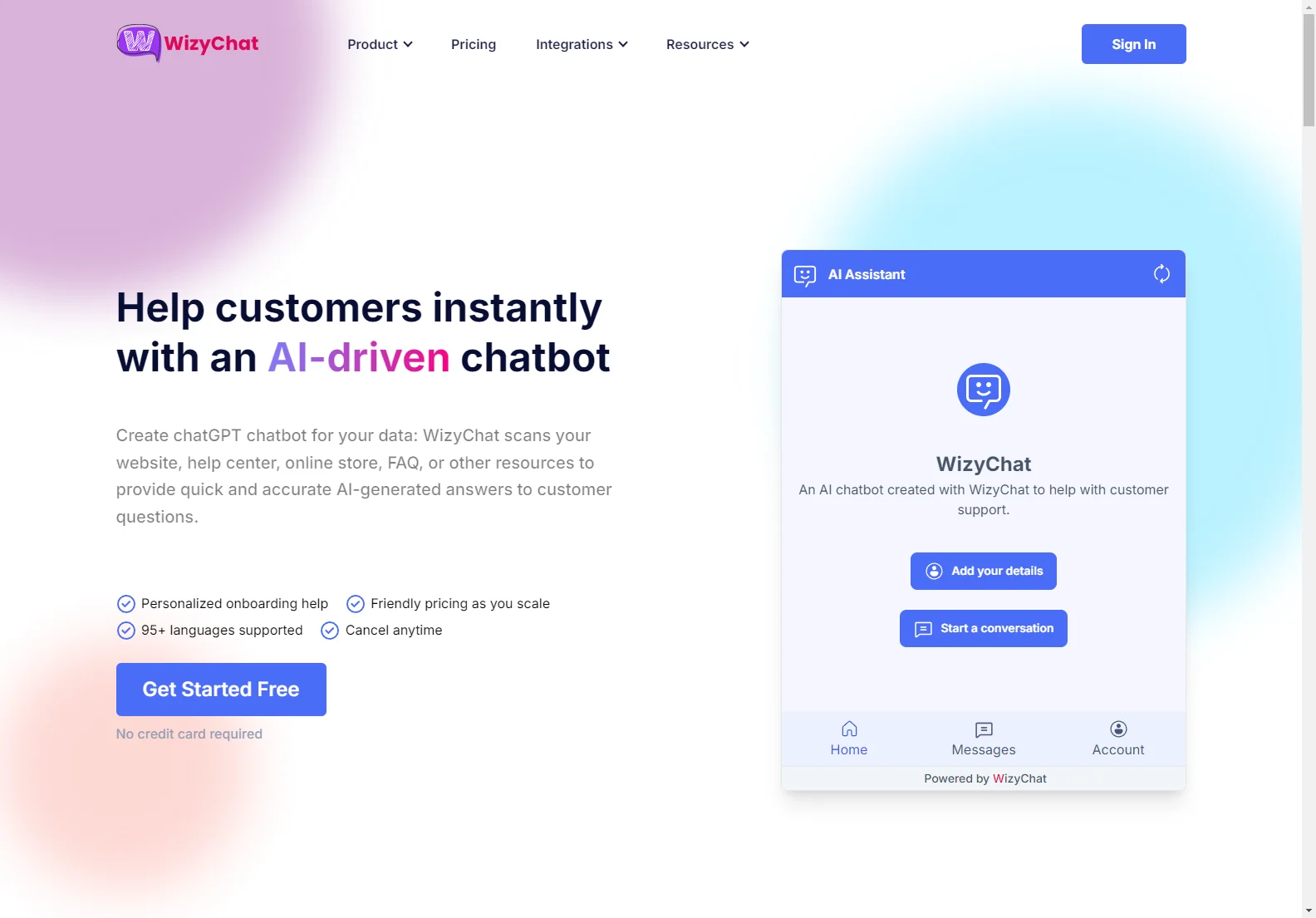 WizyChat: Custom Chatbots for Enhanced Customer Service