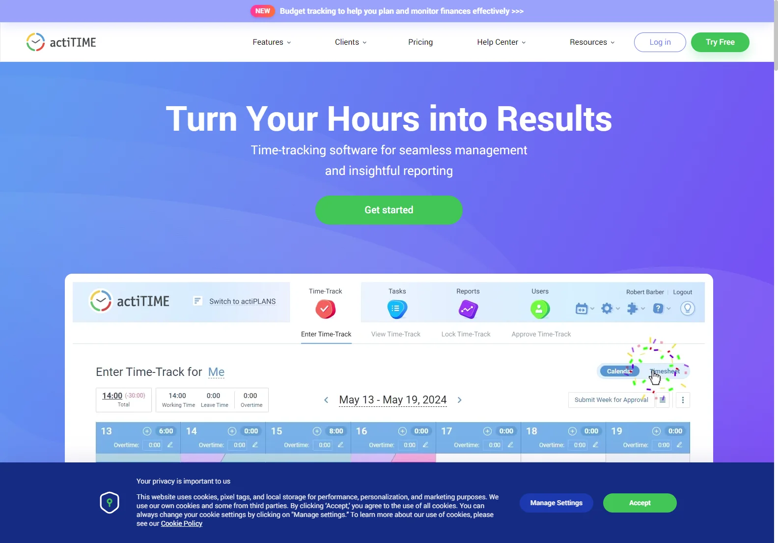 actiTIME - Time Tracking Software for Cost-Effective Projects