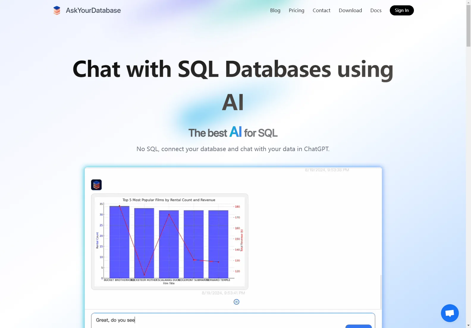 AskYourDatabase: The Ultimate SQL AI Chatbot for Data Insights