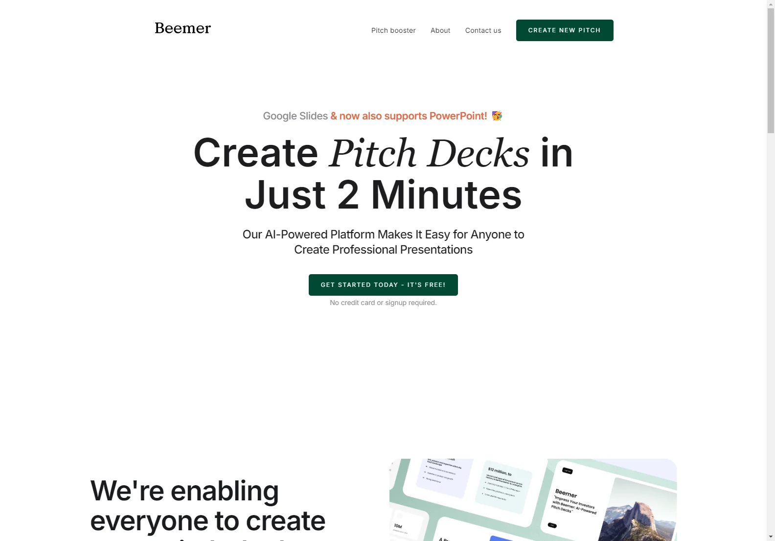 Beemer: AI-Powered Pitch Deck Generator for Success