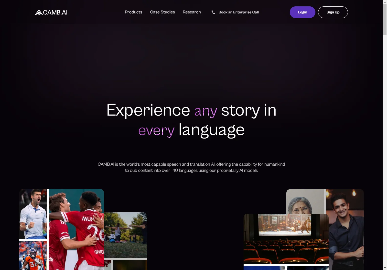 Camb.ai: Unleashing the Power of Multilingual Translation & Dubbing