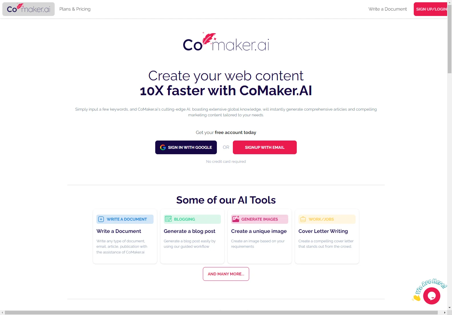 CoMaker.ai: Your AI-Powered Partner for Swift and Quality Content Creation