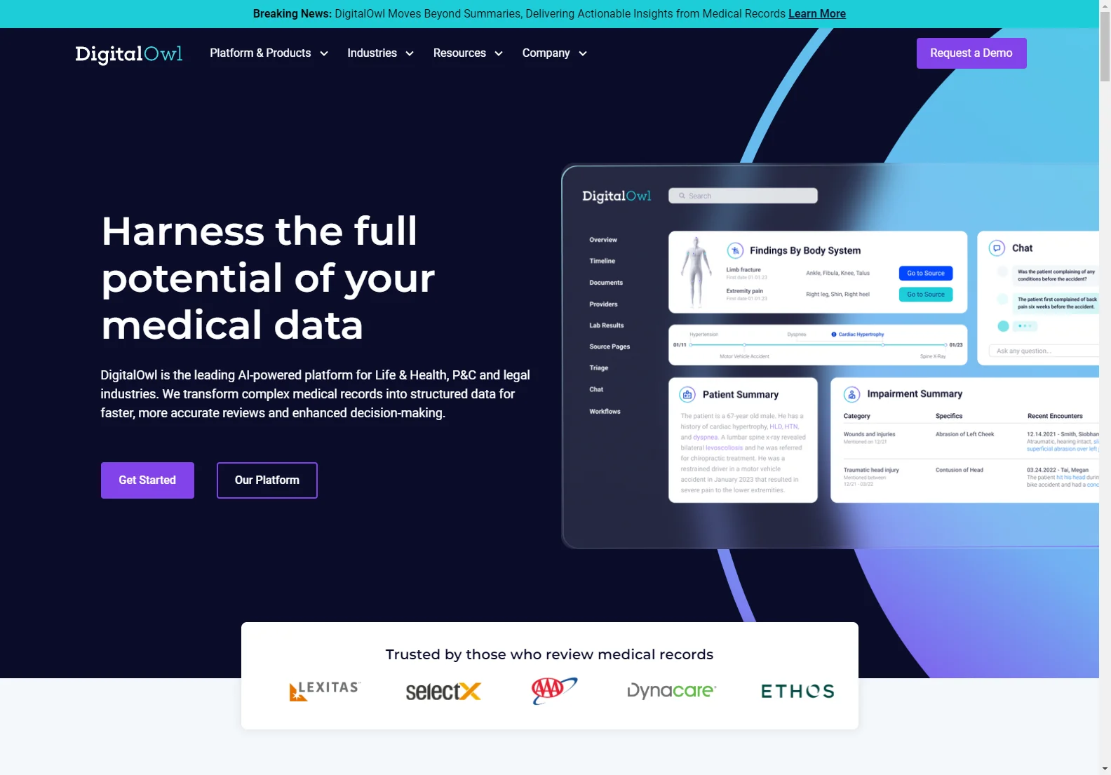 DigitalOwl: Transforming Medical Records with AI for Better Decisions