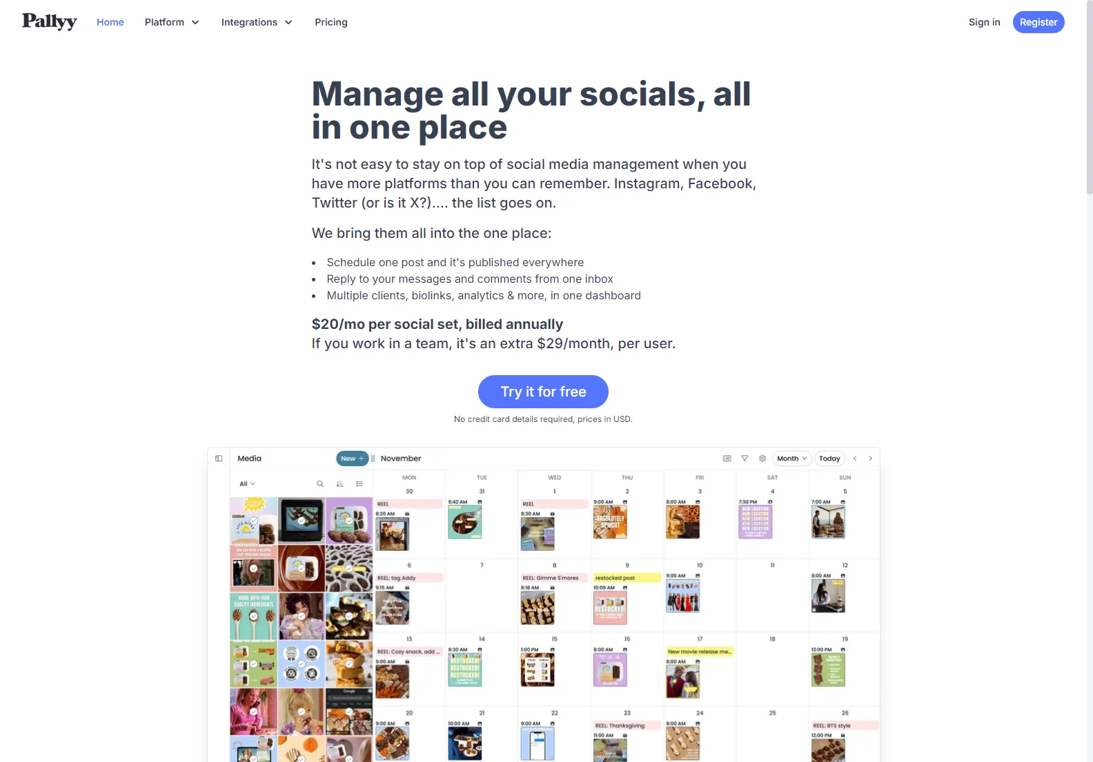 Pallyy: Streamlining Social Media Management