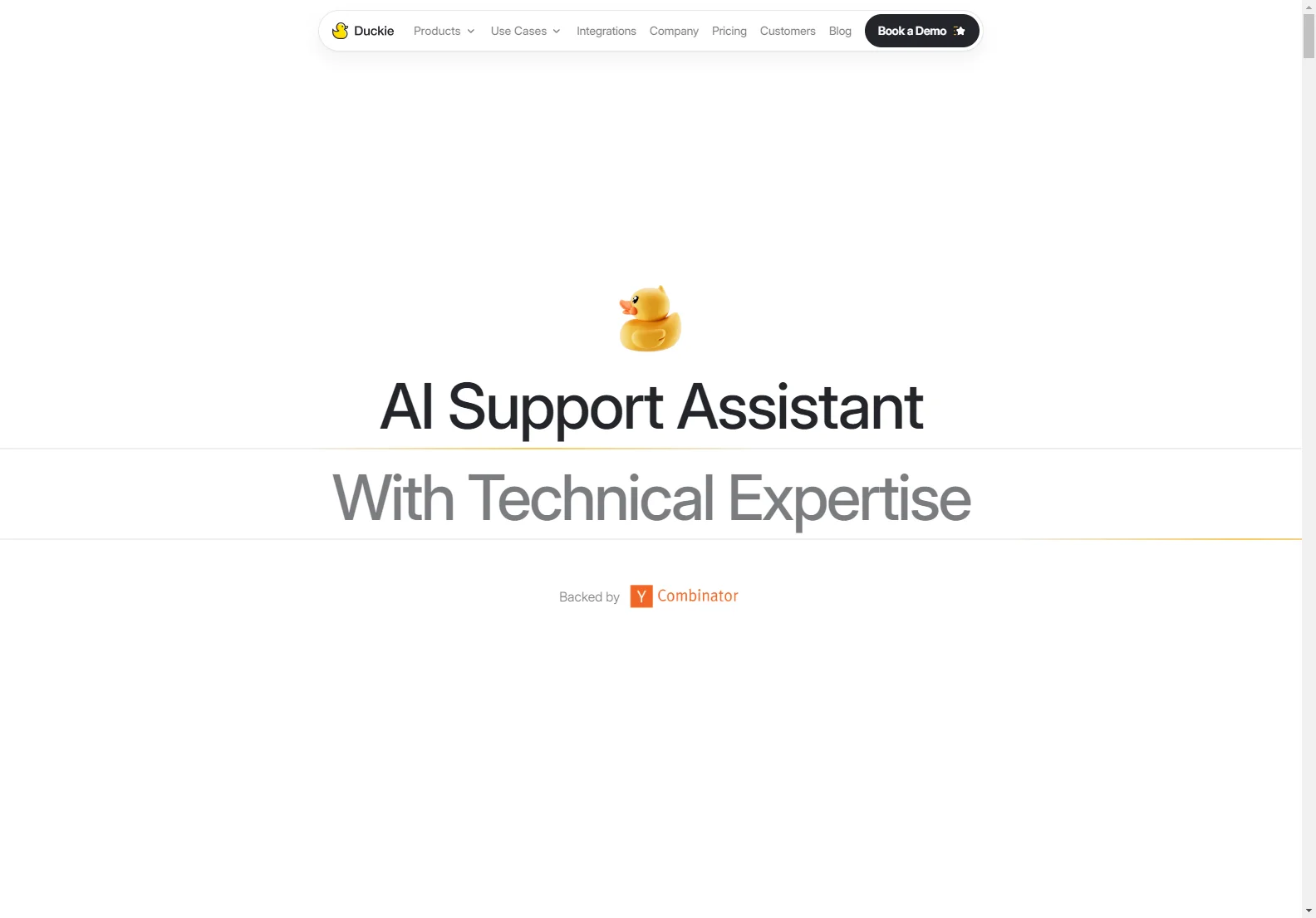 Duckie: Revolutionizing B2B SaaS Customer Support