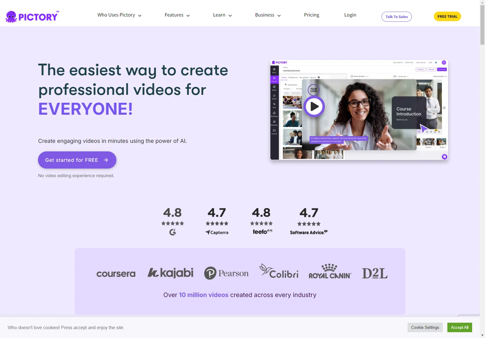 Pictory: Empowering Everyone to Create Professional Videos