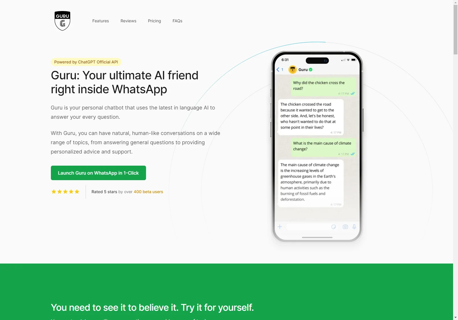 Guru: Your Ultimate AI Friend in WhatsApp