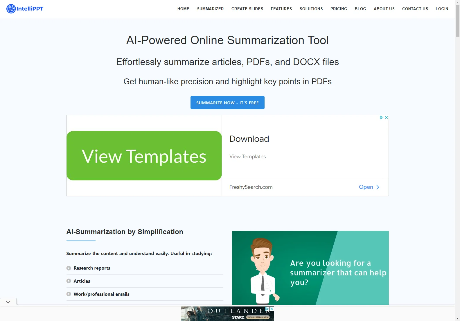 Intellippt: Effortless Online Summarization of Articles, PDFs & DOCX Files with AI