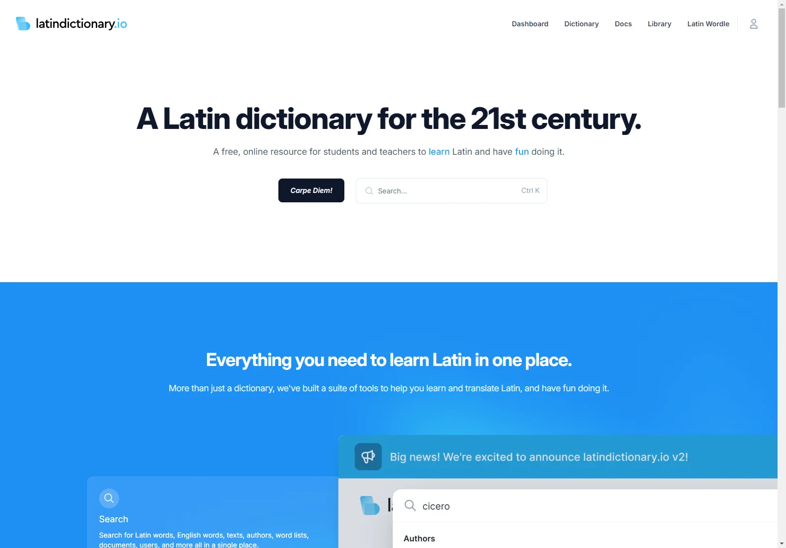 latindictionary.io: Your AI-Powered Latin Learning Companion for Fun and Knowledge