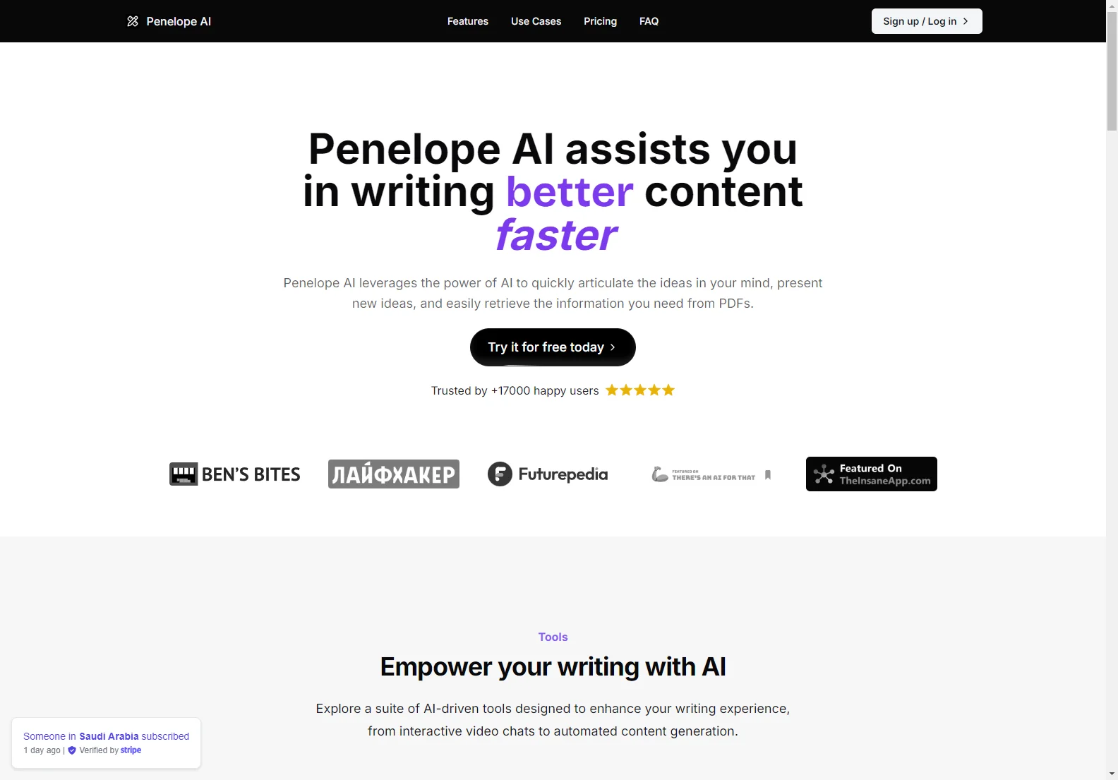 Penelope AI: Enhancing Your Writing with AI Assistance