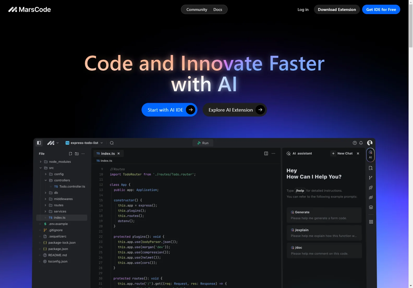 MarsCode - The AI-Powered IDE for Faster Code Development