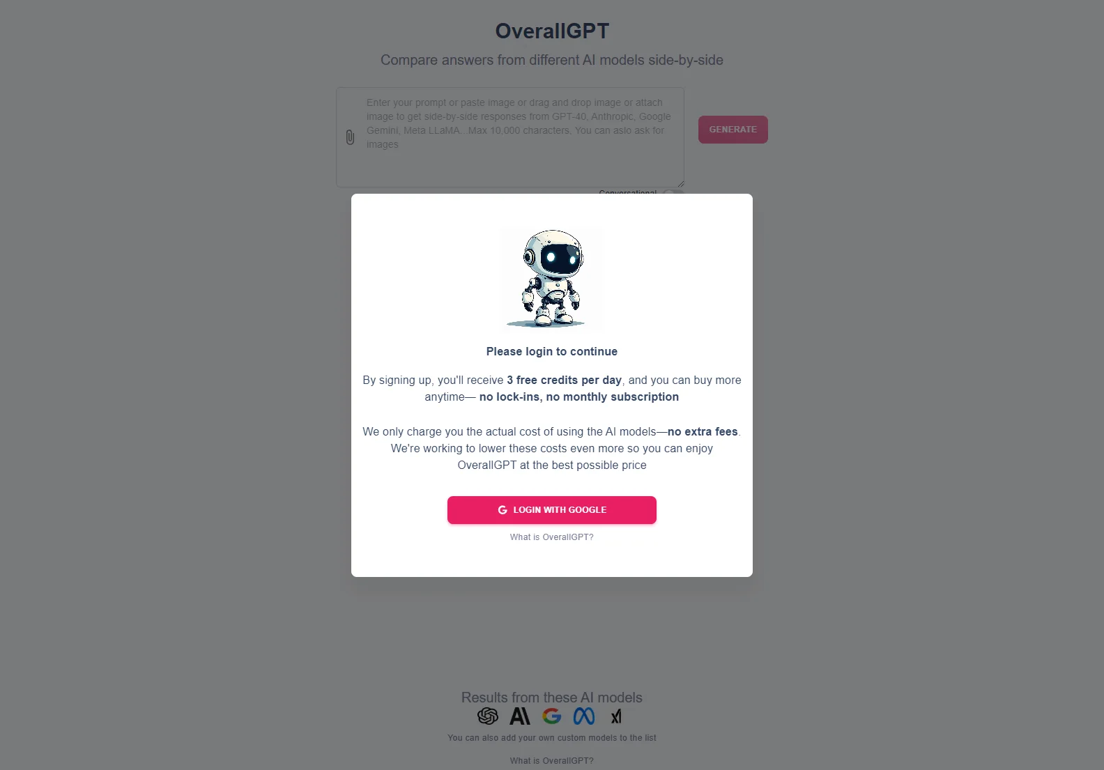 Compare AI Answers with OverallGPT - Unlock Insights