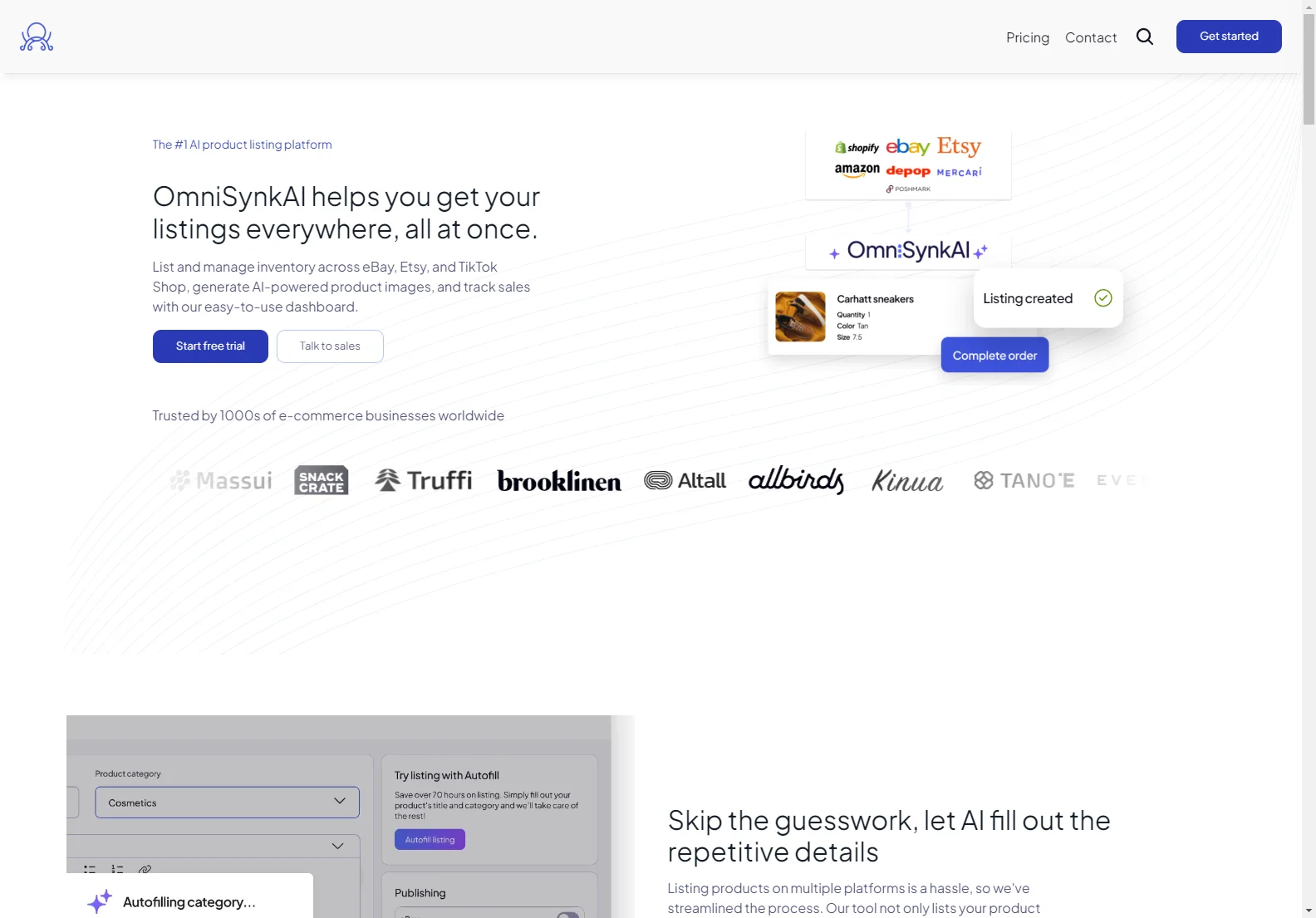 OmniSynkAI: The Ultimate AI Product Listing Generator for E-commerce Success